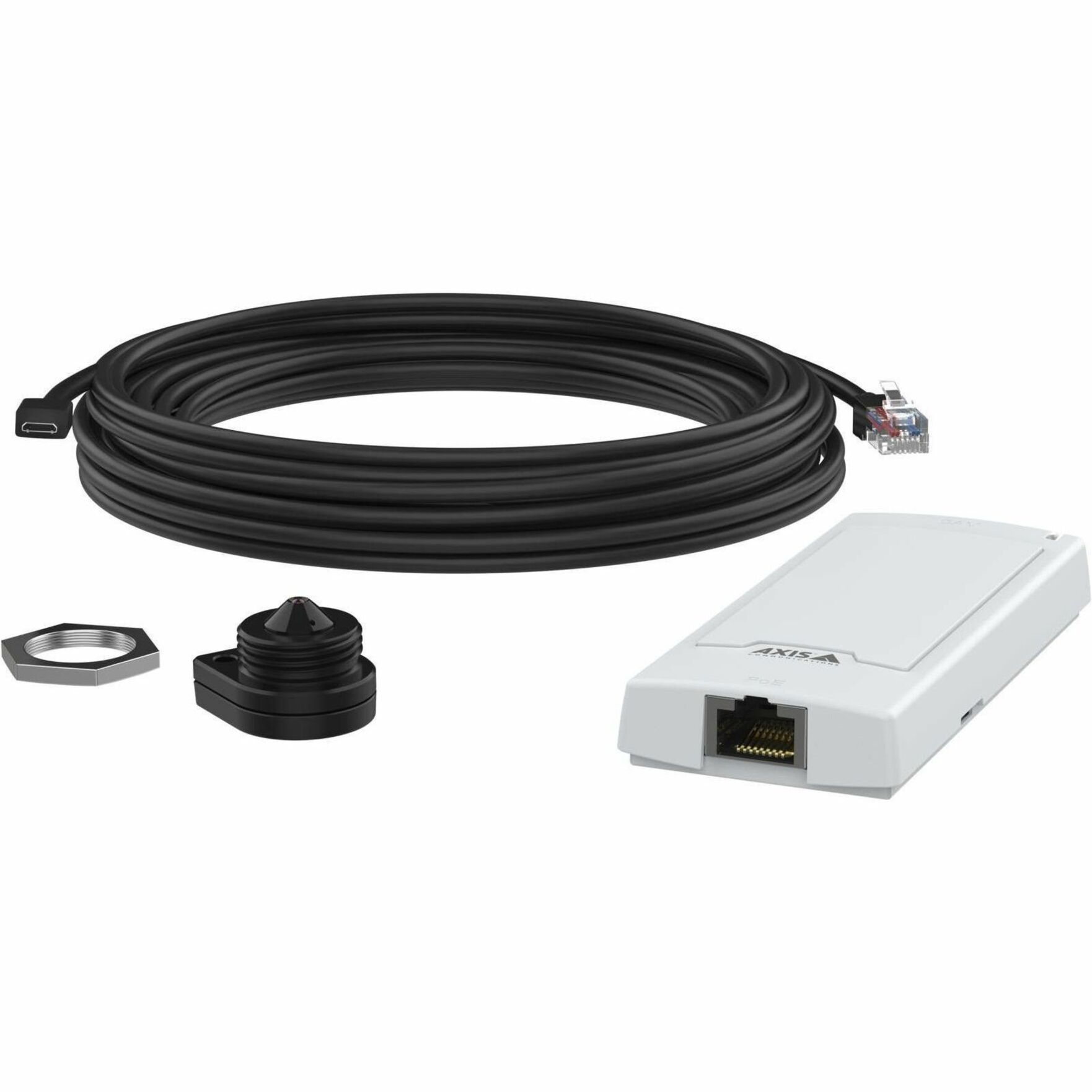 AXIS P1265 Mk II Indoor/Outdoor Full HD Network Camera - Color - White - TAA Compliant - H.264, H.265, Motion JPEG, H.264B (MPEG-4 Part 10/AVC), H.264H (MPEG-4 Part 10/AVC), H.264M (MPEG-4 Part 10/AVC), H.265 (MPEG-H Part 2/HEVC) Main Profile, Zipstream - 1920 x 1080 - 3.70 mm Fixed Lens - 30 fps - CMOS - Fast Ethernet - IP3X - Wide Dynamic Range, HTTPS Encryption, SD Card Local Storage, White Balance, Mirror, Privacy Masking, AI Analytics, Password Protection, Motion Detection, Human Detec