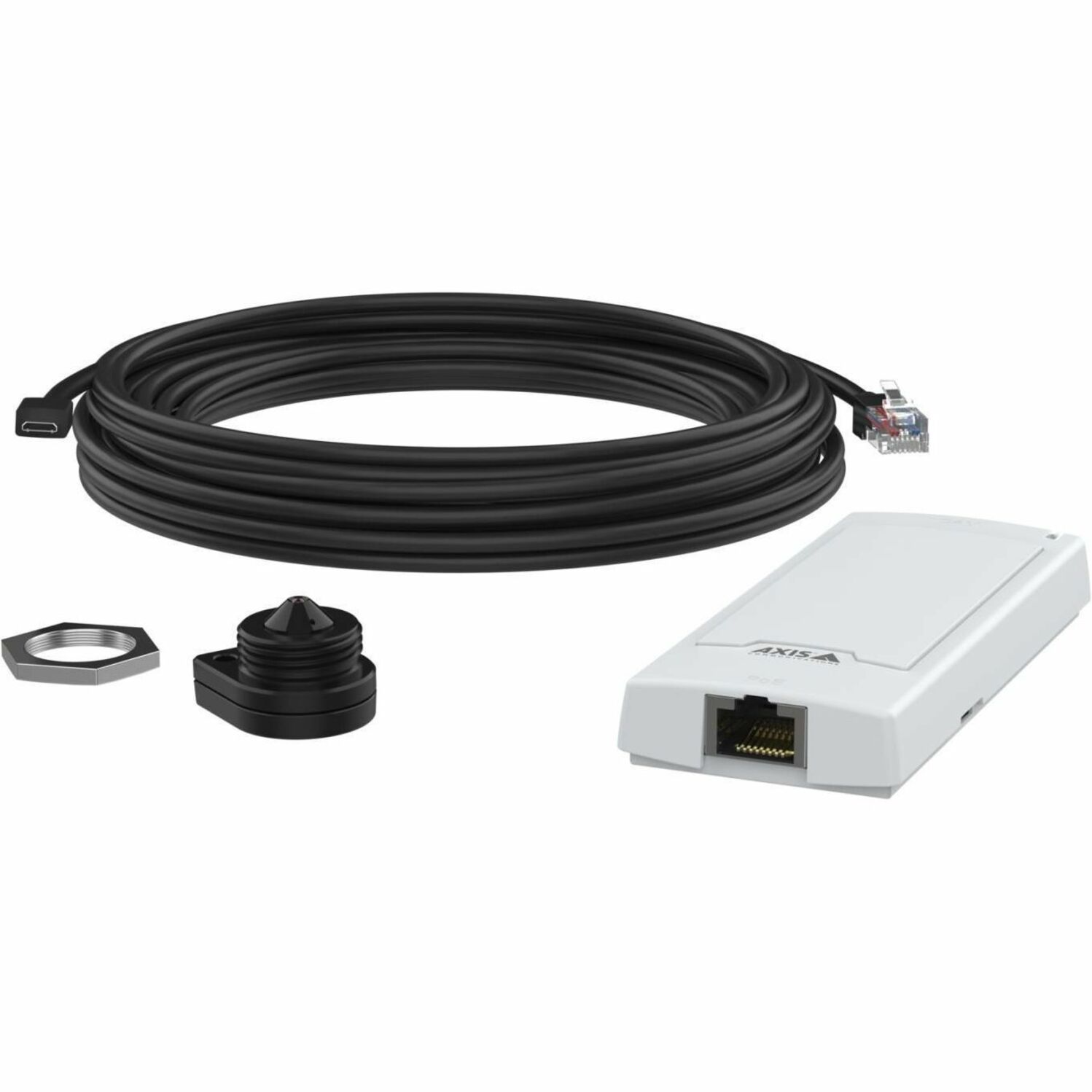 AXIS P1265 Mk II Indoor/Outdoor Full HD Network Camera - Color - White - TAA Compliant - H.264, H.265, Motion JPEG, H.264B (MPEG-4 Part 10/AVC), H.264H (MPEG-4 Part 10/AVC), H.264M (MPEG-4 Part 10/AVC), H.265 (MPEG-H Part 2/HEVC) Main Profile, Zipstream - 1920 x 1080 - 3.70 mm Fixed Lens - 30 fps - CMOS - Fast Ethernet - IP3X - Wide Dynamic Range, HTTPS Encryption, SD Card Local Storage, White Balance, Mirror, Privacy Masking, AI Analytics, Password Protection, Motion Detection, Human Detec