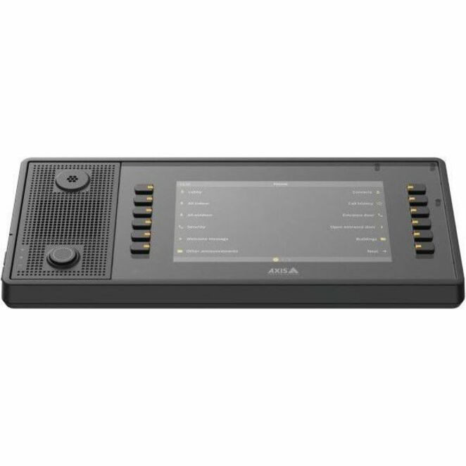 AXIS C6110 Network Paging Console - Wall Mountable, Desktop, Desk for Paging, Speaker, Door, Light - Plastic, Aluminum