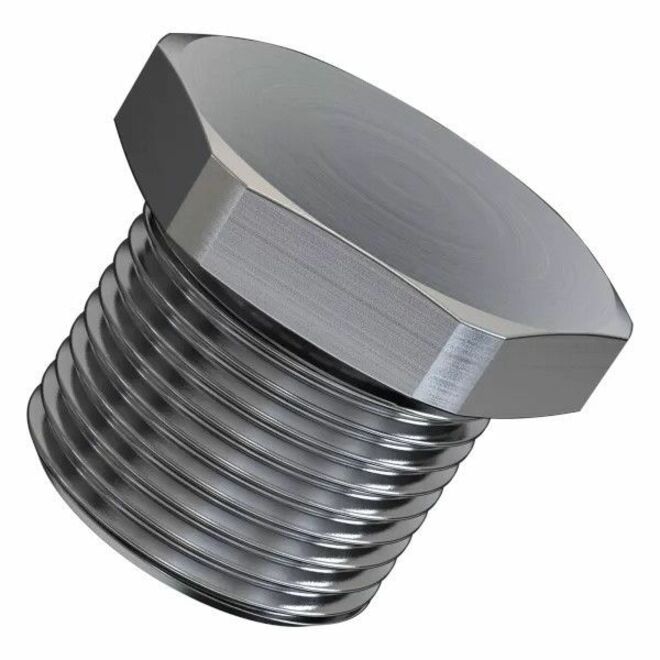 AXIS TQ1916 Plug Thread M20x1.5 - Blanking Cap - Nickel Plated Brass - TAA Compliant