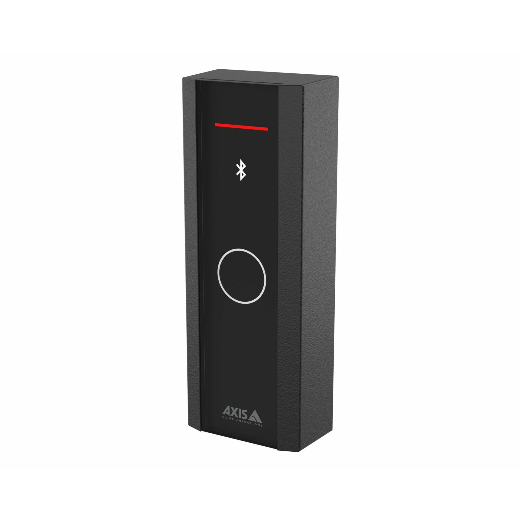 AXIS A4612 Network Bluetooth Reader - Black Indoor, Outdoor, Door - Radio-frequency Identification (RFID) - 32.80 ft Operating Range - 13.56 MHzOperating Frequency - Bluetooth - 12 V DC