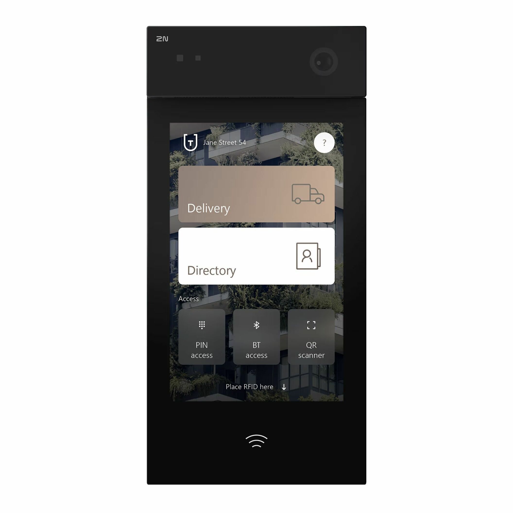 2N IP Style Video Door Phone Sub Station - 10.1" Touchscreen TFT LCD - 5 Megapixel138° Horizontal - 114° VerticalFull-duplexGlass - Outdoor, Office, Residential - 1 Pack