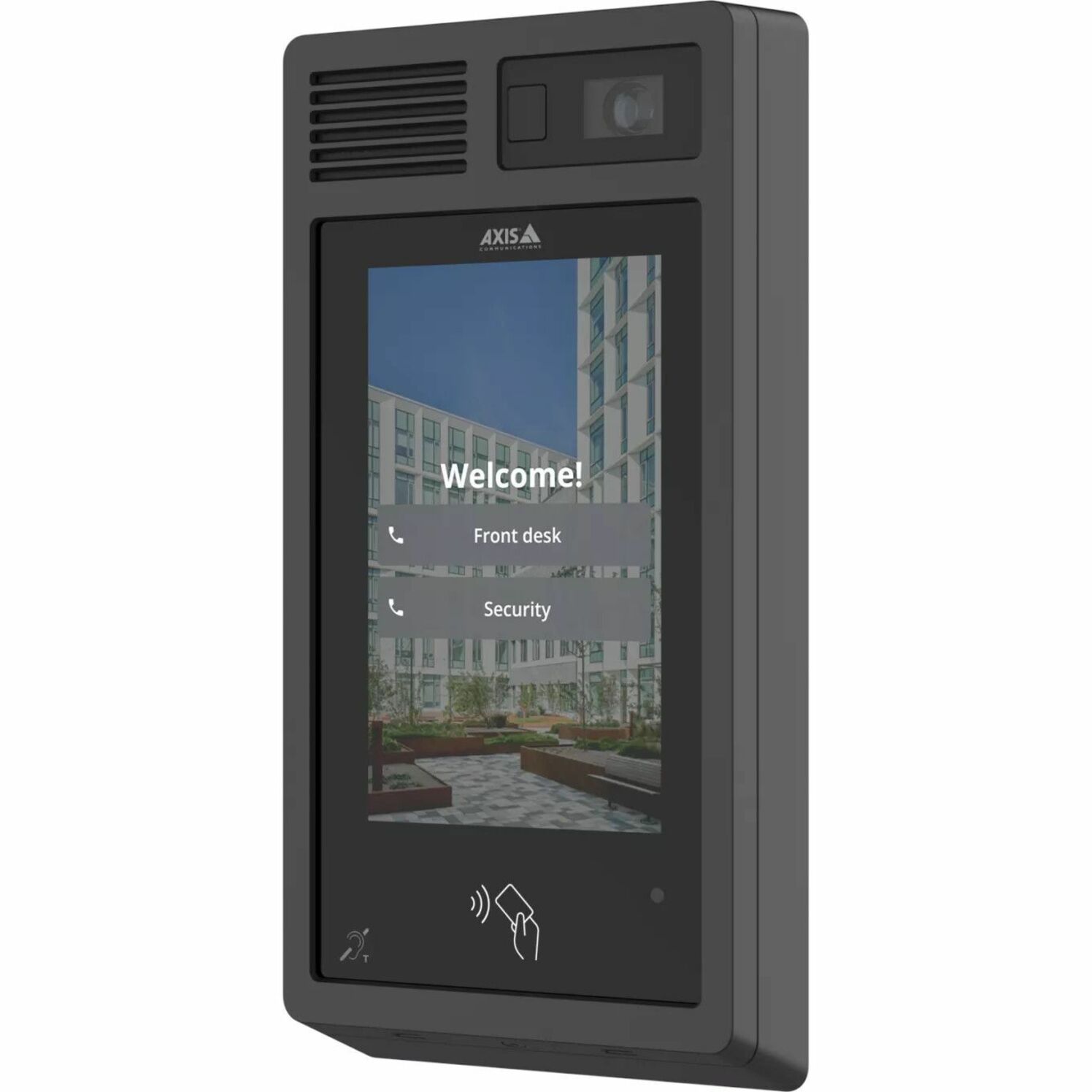 AXIS I8307-VE Network Video Intercom - 7" Touchscreen IPS - 8 Megapixel - CMOS - 150° Horizontal - 112° Vertical0.4 lux - Full-duplexAluminum - Indoor, Outdoor - TAA Compliant