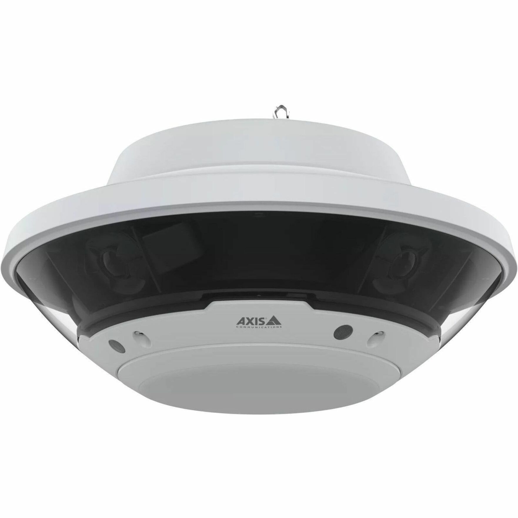 AXIS Q6300-E 5 Megapixel Indoor/Outdoor Network Camera - Color - Dome - White - TAA Compliant - Infrared - H.264B (MPEG-4 Part 10/AVC), H.264M (MPEG-4 Part 10/AVC), H.264H (MPEG-4 Part 10/AVC), H.265 (MPEG-H Part 2/HEVC), Motion JPEG, Zipstream, H.265, H.264 - 2592 x 1944 - 3.70 mm Fixed Lens - 30 fps - RGB CMOS - Gigabit Ethernet - IK10 - IP66 - Audio Support