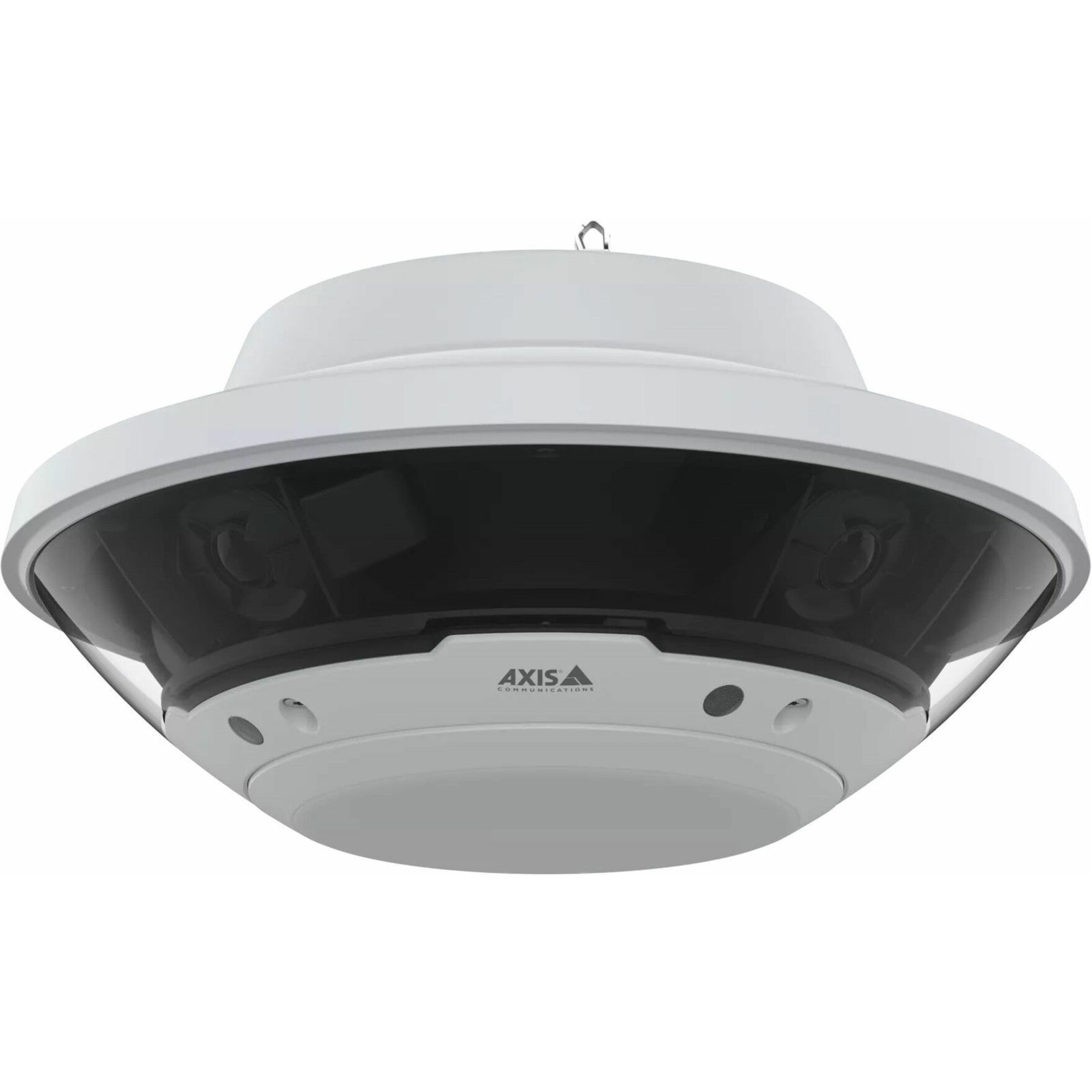 AXIS Q6300-E 5 Megapixel Indoor/Outdoor Network Camera - Color - Dome - White - TAA Compliant - Infrared - H.264B (MPEG-4 Part 10/AVC), H.264M (MPEG-4 Part 10/AVC), H.264H (MPEG-4 Part 10/AVC), H.265 (MPEG-H Part 2/HEVC), Motion JPEG, Zipstream, H.265, H.264 - 2592 x 1944 - 3.70 mm Fixed Lens - 30 fps - RGB CMOS - Gigabit Ethernet - IK10 - IP66 - Audio Support