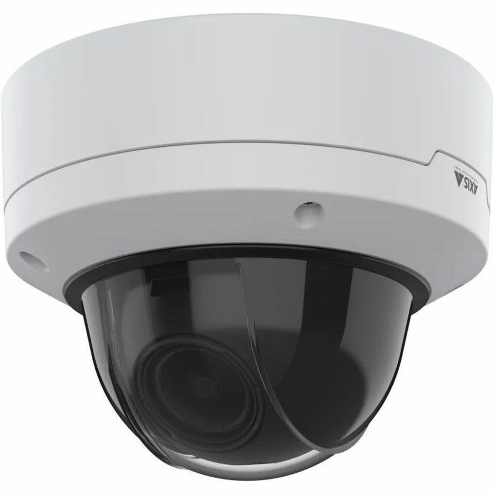 AXIS Q3546-LVE 4 Megapixel Indoor/Outdoor Network Camera - Color - Dome - White - TAA Compliant - Infrared Night Vision - H.264B (MPEG-4 Part 10/AVC), H.264H (MPEG-4 Part 10/AVC), H.264M (MPEG-4 Part 10/AVC), AVI, Motion JPEG, Zipstream, H.264, H.265, H.265 (MPEG-H Part 2/HEVC) Main Profile - 2688 x 1512 - 4.70 mm- 10 mm Varifocal Lens - 2.1x Optical - 120 fps - RGB CMOS - Gigabit Ethernet - Bracket Mount - IK10 - IP66, IP6K9K, IP69 - Vandal Resistant, Impact Resistant - Audio Support