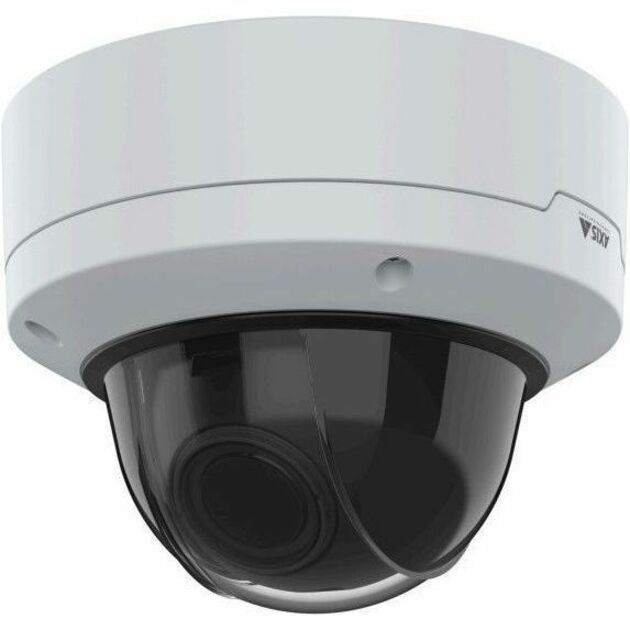 AXIS Q3556-LVE 4 Megapixel Indoor/Outdoor Network Camera - Color - Dome - White - TAA Compliant - Infrared - H.264B (MPEG-4 Part 10/AVC), H.264M (MPEG-4 Part 10/AVC), H.264H (MPEG-4 Part 10/AVC), H.265 (MPEG-H Part 2/HEVC), Motion JPEG, Zipstream, H.265, H.264 - 2688 x 1512 - 4.70 mm- 10 mm Varifocal Lens - 2.1x Optical - 120 fps - RGB CMOS - Gigabit Ethernet - Bracket Mount, Junction Box Mount - IK10 - IP66, IP69 - Vandal Resistant, Impact Resistant - Audio Support