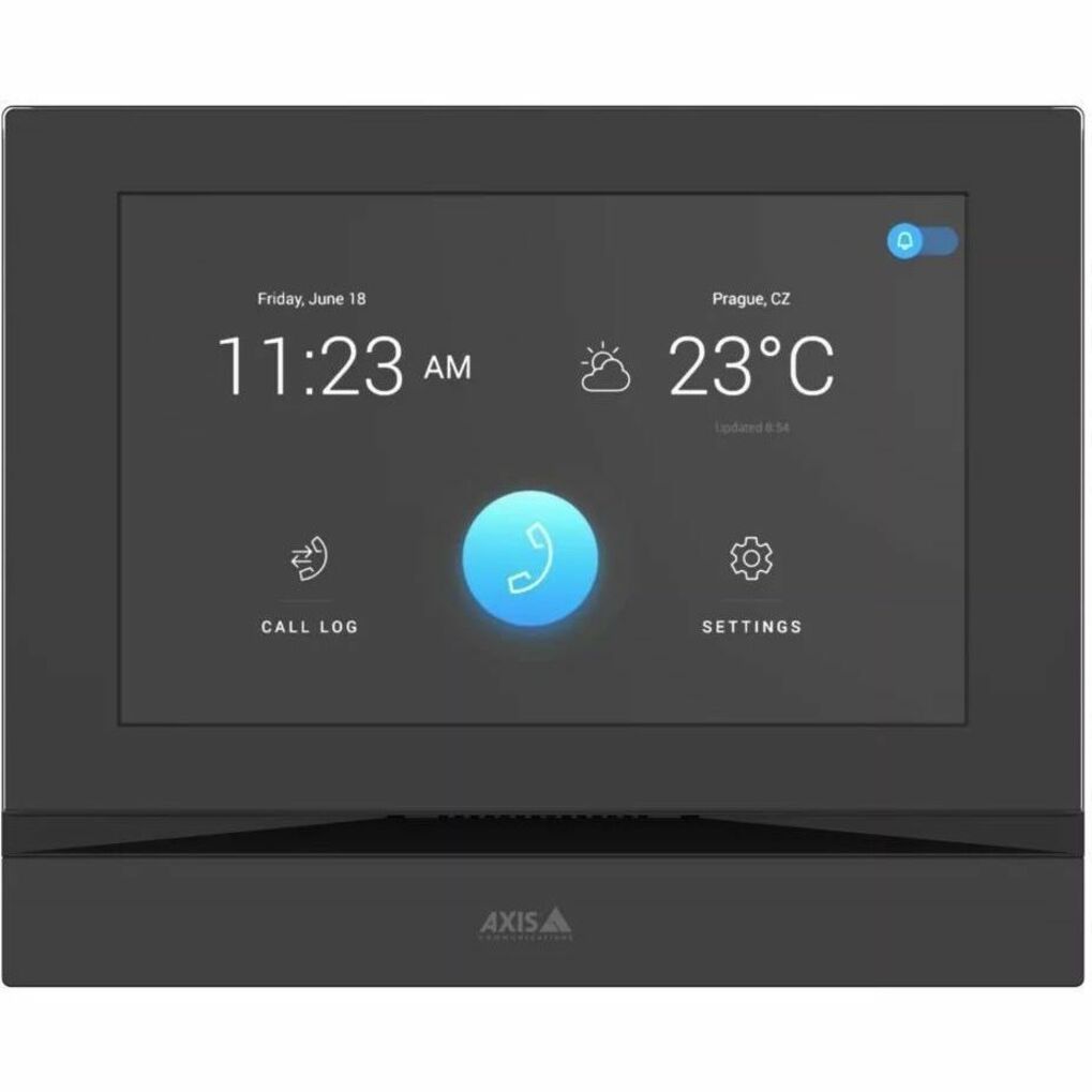 AXIS I5304 Network Answering Unit - 7" Touchscreen LCDFull-duplexPlastic, Tempered Glass - Office, Commercial Building, Intercom System, Door Entry - TAA Compliant