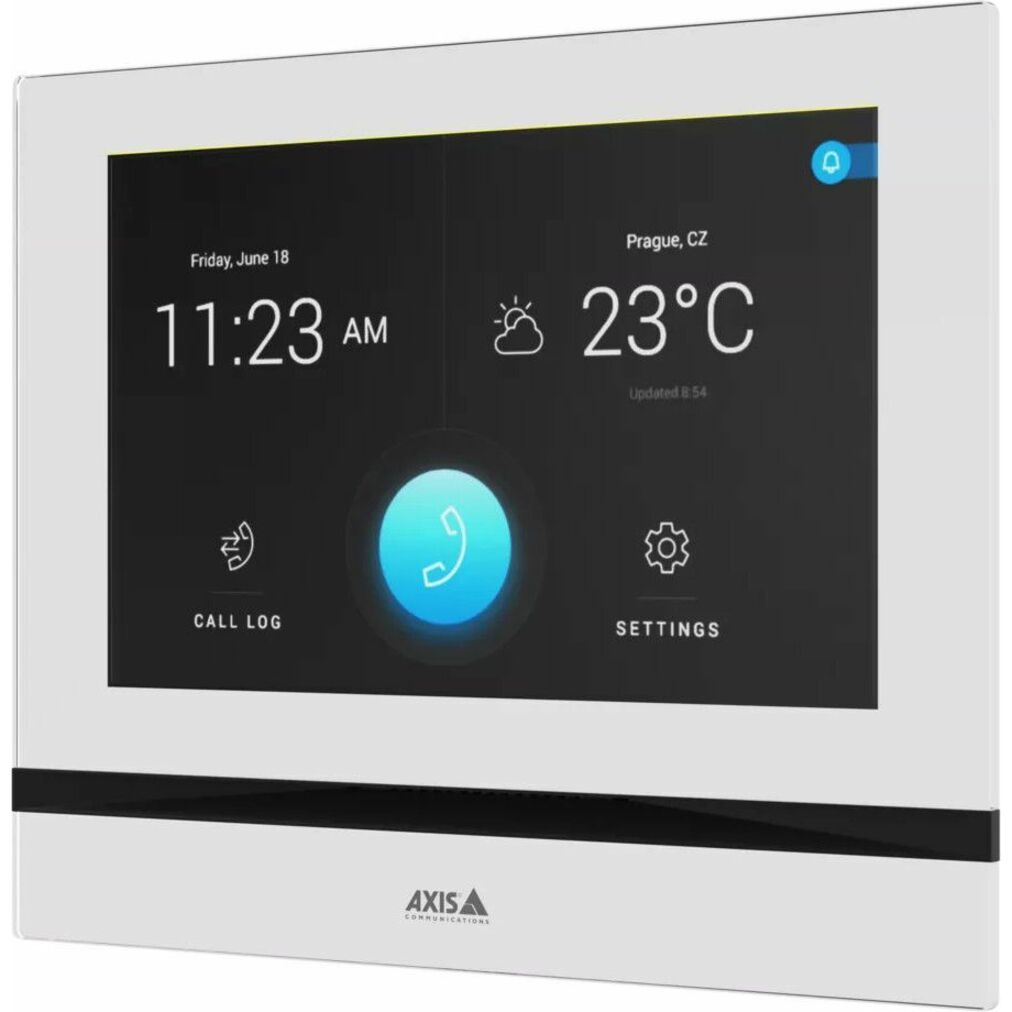 AXIS I5304 Network Answering Unit - 7" Touchscreen LCDFull-duplexPlastic, Tempered Glass - Office, Commercial Building, Intercom System, Door Entry - TAA Compliant