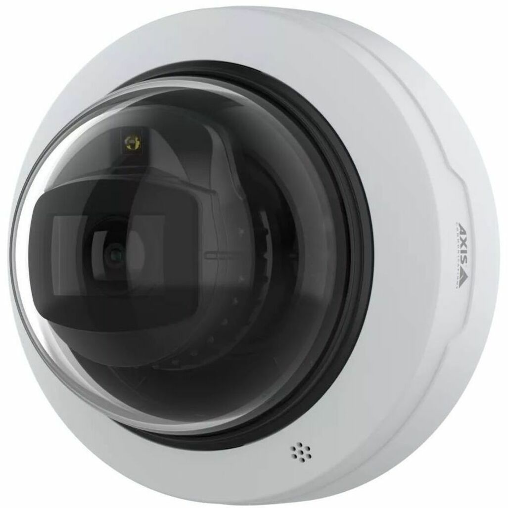 AXIS M4228-LVE 8 Megapixel Outdoor 4K Network Camera - Color - Dome - White - TAA Compliant - Infrared Night Vision - H.264B (MPEG-4 Part 10/AVC), H.264M (MPEG-4 Part 10/AVC), H.264H (MPEG-4 Part 10/AVC), H.265 (MPEG-H Part 2/HEVC), Motion JPEG, Zipstream, H.265, H.264, H.264B, H.264M, H.264H - 3840 x 2160 - 3.20 mm- 7.20 mm Varifocal Lens - 2.3x Optical - 30 fps - RGB CMOS - Fast Ethernet - IK10 - IP66 - Audio Support