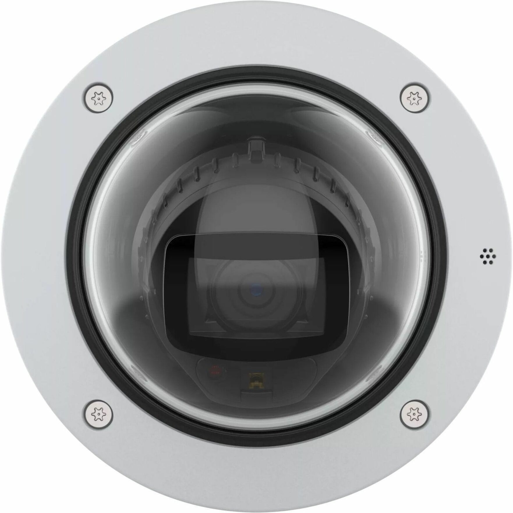 AXIS P3288-LV 8 Megapixel Indoor/Outdoor 4K Network Camera - Color - Dome - White - TAA Compliant - Infrared Night Vision - H.264B (MPEG-4 Part 10/AVC), H.264H (MPEG-4 Part 10/AVC), H.264M (MPEG-4 Part 10/AVC), H.265 (MPEG-H Part 2/HEVC) Main Profile, Motion JPEG, H.264, H.265, Zipstream, H.264B, H.264M, H.264H - 3840 x 2160 - 4.40 mm- 14.60 mm Varifocal Lens - 3.3x Optical - 30 fps - RGB CMOS - Gigabit Ethernet - Bracket Mount, Junction Box Mount - IK10 - IP54 - Vandal Resistant, Impact Re