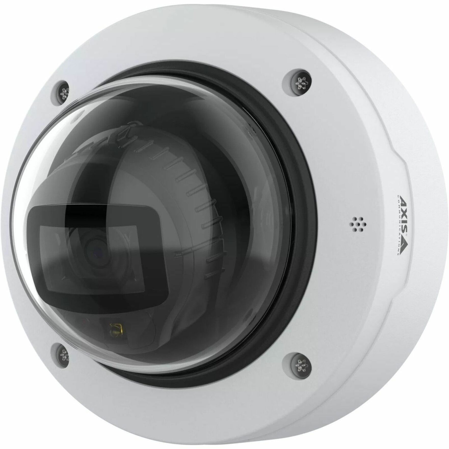 AXIS P3288-LV 8 Megapixel Indoor/Outdoor 4K Network Camera - Color - Dome - White - TAA Compliant - Infrared Night Vision - H.264B (MPEG-4 Part 10/AVC), H.264H (MPEG-4 Part 10/AVC), H.264M (MPEG-4 Part 10/AVC), H.265 (MPEG-H Part 2/HEVC) Main Profile, Motion JPEG, H.264, H.265, Zipstream, H.264B, H.264M, H.264H - 3840 x 2160 - 4.40 mm- 14.60 mm Varifocal Lens - 3.3x Optical - 30 fps - RGB CMOS - Gigabit Ethernet - Bracket Mount, Junction Box Mount - IK10 - IP54 - Vandal Resistant, Impact Re