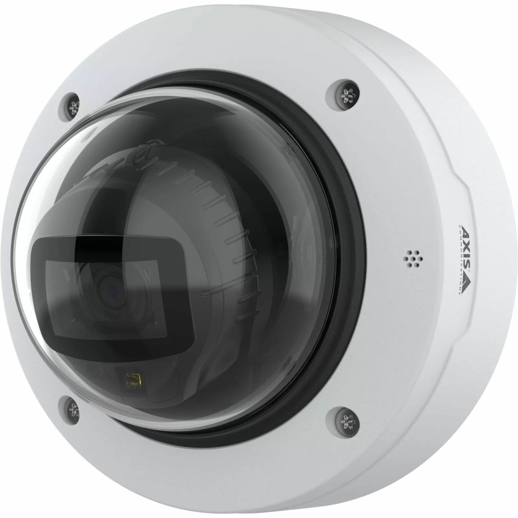 AXIS P3288-LV 8 Megapixel Indoor/Outdoor 4K Network Camera - Color - Dome - White - TAA Compliant - Infrared Night Vision - H.264B (MPEG-4 Part 10/AVC), H.264H (MPEG-4 Part 10/AVC), H.264M (MPEG-4 Part 10/AVC), H.265 (MPEG-H Part 2/HEVC) Main Profile, Motion JPEG, H.264, H.265, Zipstream, H.264B, H.264M, H.264H - 3840 x 2160 - 4.40 mm- 14.60 mm Varifocal Lens - 3.3x Optical - 30 fps - RGB CMOS - Gigabit Ethernet - Bracket Mount, Junction Box Mount - IK10 - IP54 - Vandal Resistant, Impact Re