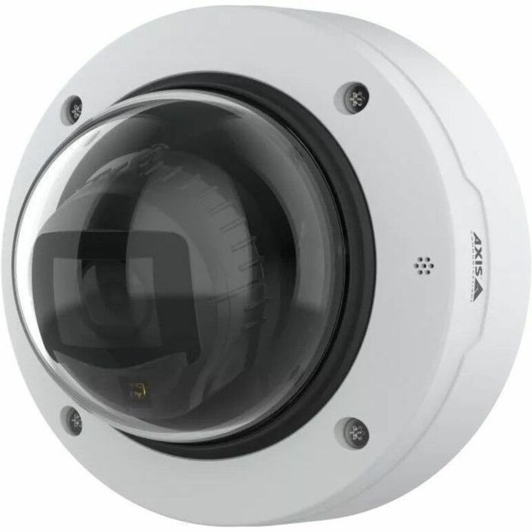 AXIS P3287-LV 5 Megapixel Indoor/Outdoor Network Camera - Color - Dome - White - TAA Compliant - Infrared Night Vision - H.264B (MPEG-4 Part 10/AVC), H.264H (MPEG-4 Part 10/AVC), H.264M (MPEG-4 Part 10/AVC), H.265 (MPEG-H Part 2/HEVC) Main Profile, Motion JPEG, H.264, H.265, Zipstream, H.264B, H.264M, H.264H - 2592 x 1944 - 3 mm- 8.50 mm Varifocal Lens - 2.8x Optical - 30 fps - RGB CMOS - Gigabit Ethernet - Bracket Mount, Junction Box Mount - IK10 - Vandal Resistant, Impact Resistant - Audi