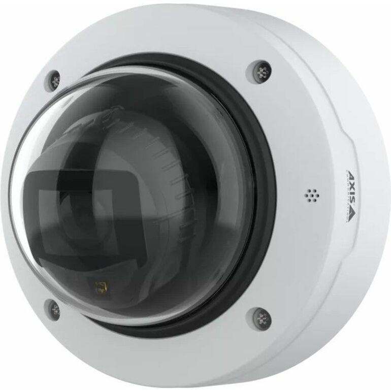 AXIS P3287-LV 5 Megapixel Indoor/Outdoor Network Camera - Color - Dome - White - TAA Compliant - Infrared Night Vision - H.264B (MPEG-4 Part 10/AVC), H.264H (MPEG-4 Part 10/AVC), H.264M (MPEG-4 Part 10/AVC), H.265 (MPEG-H Part 2/HEVC) Main Profile, Motion JPEG, H.264, H.265, Zipstream, H.264B, H.264M, H.264H - 2592 x 1944 - 3 mm- 8.50 mm Varifocal Lens - 2.8x Optical - 30 fps - RGB CMOS - Gigabit Ethernet - Bracket Mount, Junction Box Mount - IK10 - Vandal Resistant, Impact Resistant - Audi
