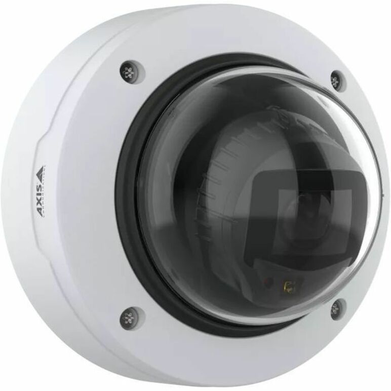 AXIS P3287-LV 5 Megapixel Indoor/Outdoor Network Camera - Color - Dome - White - TAA Compliant - Infrared Night Vision - H.264B (MPEG-4 Part 10/AVC), H.264H (MPEG-4 Part 10/AVC), H.264M (MPEG-4 Part 10/AVC), H.265 (MPEG-H Part 2/HEVC) Main Profile, Motion JPEG, H.264, H.265, Zipstream, H.264B, H.264M, H.264H - 2592 x 1944 - 3 mm- 8.50 mm Varifocal Lens - 2.8x Optical - 30 fps - RGB CMOS - Gigabit Ethernet - Bracket Mount, Junction Box Mount - IK10 - Vandal Resistant, Impact Resistant - Audi