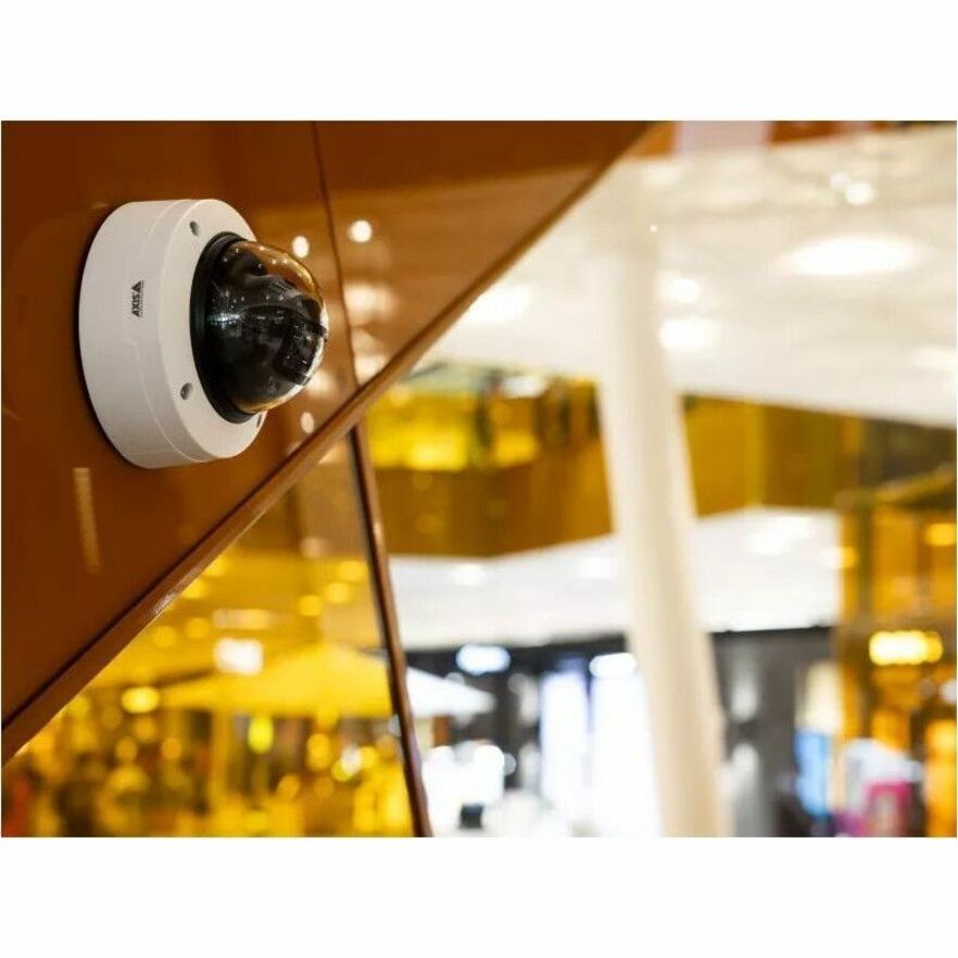 AXIS P3278-LV 8 Megapixel Indoor/Outdoor 4K Network Camera - Color - Dome - White - TAA Compliant - Infrared Night Vision - H.264B (MPEG-4 Part 10/AVC), H.264H (MPEG-4 Part 10/AVC), H.264M (MPEG-4 Part 10/AVC), H.265 (MPEG-H Part 2/HEVC) Main Profile, Motion JPEG, H.264, H.265, Zipstream, H.264B, H.264M, H.264H - 3840 x 2160 - 4.40 mm- 14.60 mm Varifocal Lens - 3.3x Optical - 30 fps - RGB CMOS - Fast Ethernet - Bracket Mount, Junction Box Mount - IK10 - IP54 - Vandal Resistant, Impact Resis
