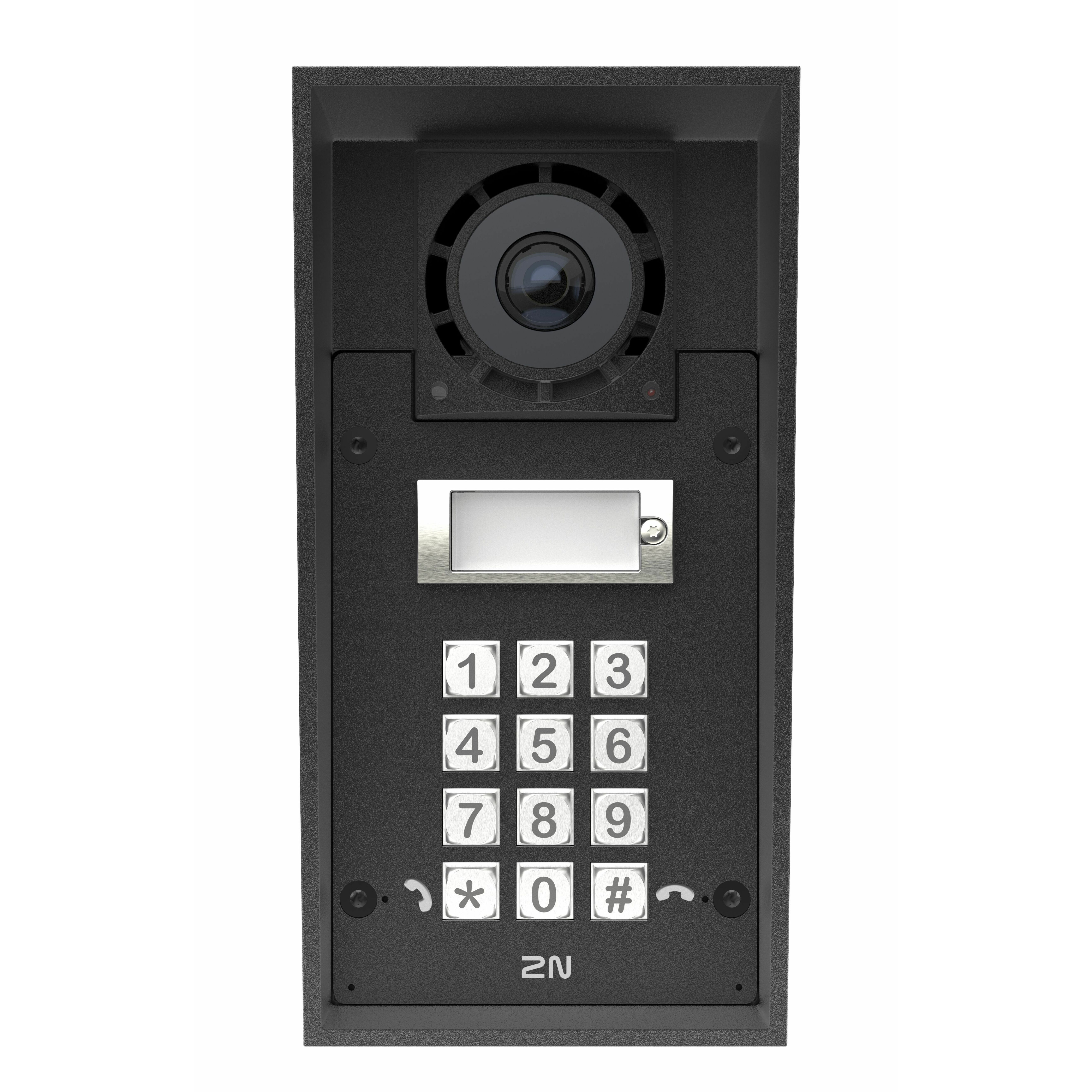 2N IP Force 2.0 Intercom System - 13.56 MHz - Surface Mount, Flush Mount for Surveillance System - Aluminum