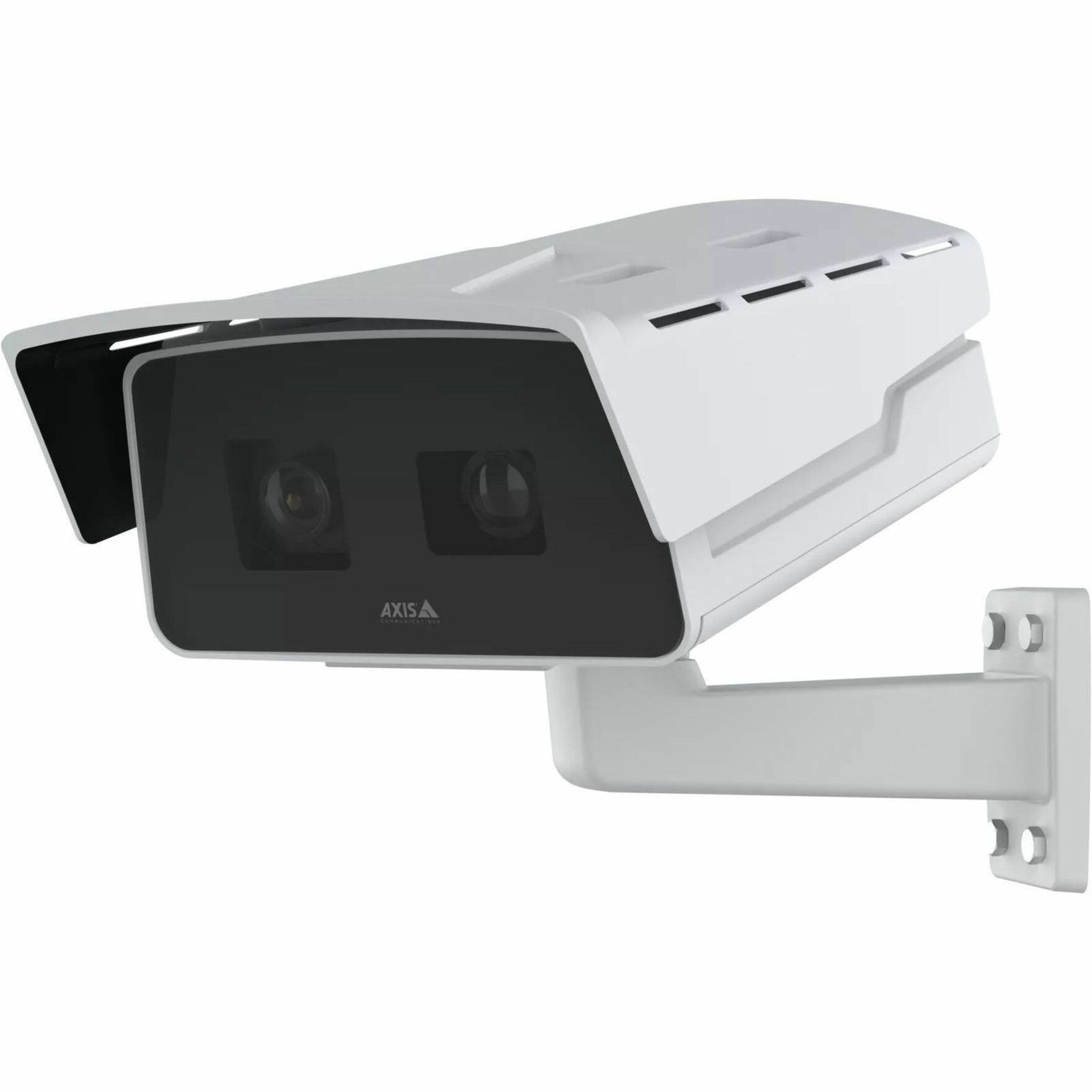 AXIS P1518-E 8 Megapixel / 2 Megapixel Outdoor 4K Network Camera - Color - Box - White - TAA Compliant - H.264B (MPEG-4 Part 10/AVC), H.264M (MPEG-4 Part 10/AVC), H.264H (MPEG-4 Part 10/AVC), H.265 (MPEG-H Part 2/HEVC), Motion JPEG, Zipstream, H.265, H.264, H.264B, H.264H, H.264M - 3840 x 2160 - 5.85 mm- 13.80 mm Varifocal Lens - 2.4x Optical - 60 fps - RGB CMOS - Gigabit Ethernet - Wall Mount - IK10 - IP66, IP67 - Audio Support