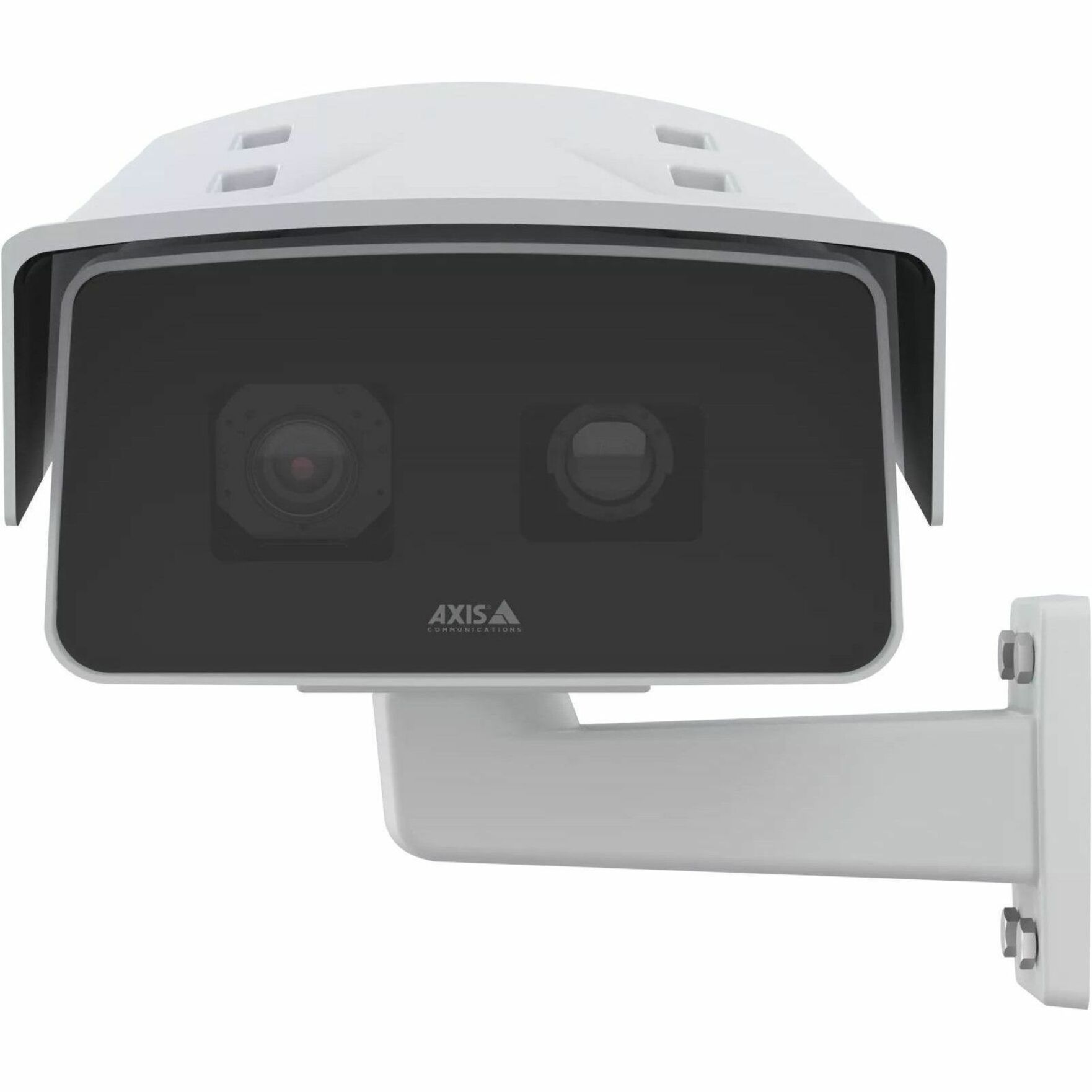 AXIS P1518-E 8 Megapixel / 2 Megapixel Outdoor 4K Network Camera - Color - Box - White - TAA Compliant - H.264B (MPEG-4 Part 10/AVC), H.264M (MPEG-4 Part 10/AVC), H.264H (MPEG-4 Part 10/AVC), H.265 (MPEG-H Part 2/HEVC), Motion JPEG, Zipstream, H.265, H.264, H.264B, H.264H, H.264M - 3840 x 2160 - 5.85 mm- 13.80 mm Varifocal Lens - 2.4x Optical - 60 fps - RGB CMOS - Gigabit Ethernet - Wall Mount - IK10 - IP66, IP67 - Audio Support