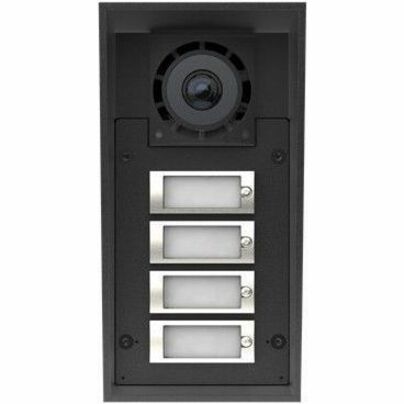 2N IP Force 2.0 Intercom System - 13.56 MHz - Surface Mount, Flush Mount for Surveillance System, Security Control System - Aluminum