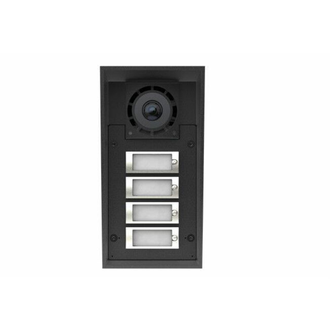 2N IP Force 2.0 Intercom System - 13.56 MHz - Surface Mount, Flush Mount for Surveillance System, Security Control System - Aluminum