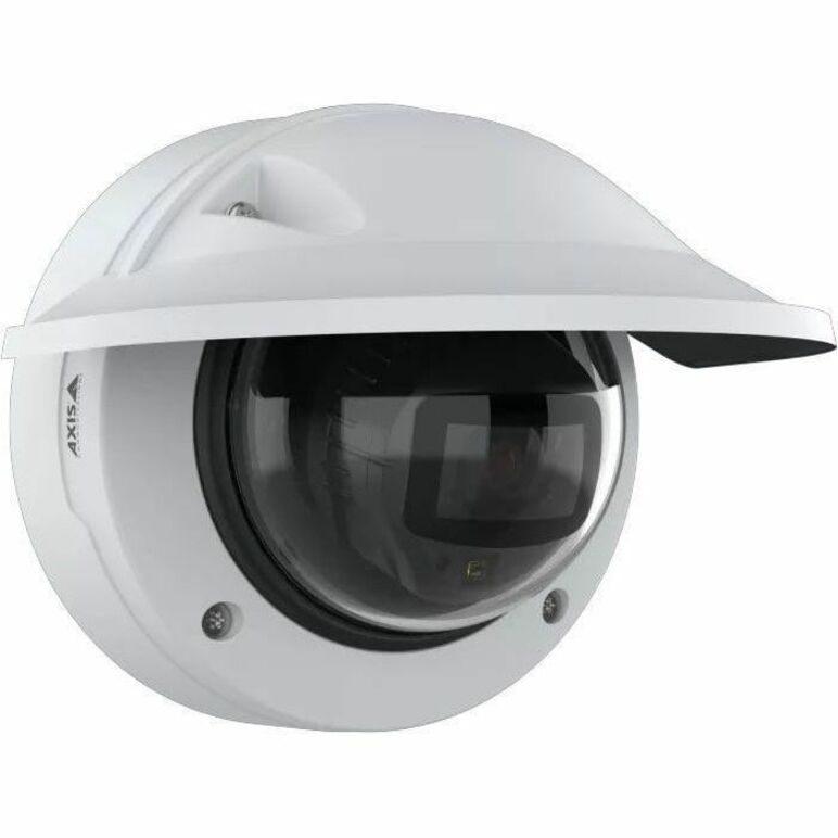 AXIS P3275-LVE 2 Megapixel Indoor/Outdoor Full HD Network Camera - Color - Dome - White - TAA Compliant - Infrared Night Vision - H.264B (MPEG-4 Part 10/AVC), H.264H (MPEG-4 Part 10/AVC), H.264M (MPEG-4 Part 10/AVC), H.265 (MPEG-H Part 2/HEVC) Main Profile, Motion JPEG, H.264, H.265, Zipstream, H.264B, H.264M, H.264H - 1920 x 1080 - 3.40 mm- 9.80 mm Varifocal Lens - 2.9x Optical - 60 fps - RGB CMOS - Fast Ethernet - Bracket Mount, Junction Box Mount - IK10 - IP66 - Vandal Resistant, Impact