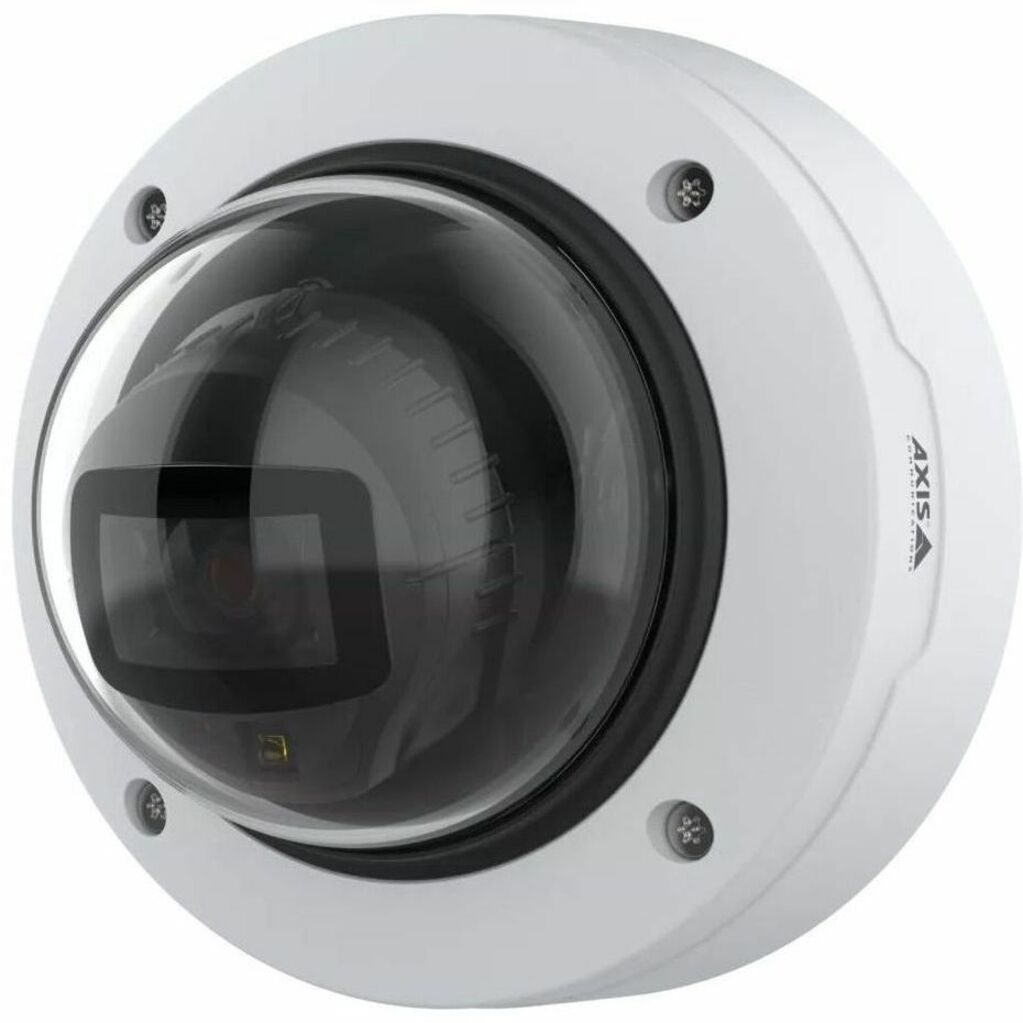 AXIS P3275-LV 2 Megapixel Indoor/Outdoor Full HD Network Camera - Color - Dome - White - TAA Compliant - Infrared Night Vision - H.264B (MPEG-4 Part 10/AVC), H.264H (MPEG-4 Part 10/AVC), H.264M (MPEG-4 Part 10/AVC), H.265 (MPEG-H Part 2/HEVC) Main Profile, Motion JPEG, H.264, H.265, Zipstream, H.264B, H.264M, H.264H - 1920 x 1080 - 3.40 mm- 9.80 mm Varifocal Lens - 2.9x Optical - 60 fps - RGB CMOS - Fast Ethernet - Bracket Mount, Junction Box Mount - IK10 - IP54 - Vandal Resistant, Impact R