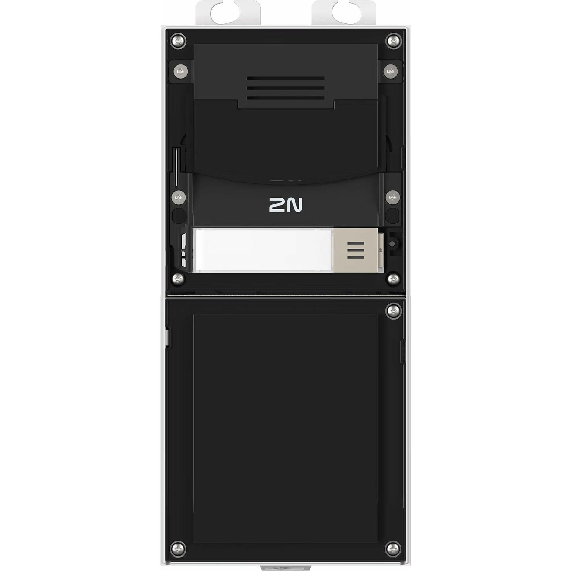 2N IP Verso 2.0 - Main Unit - Black, Audio Only - PoE, Adjustable Volume, Bluetooth, RFID Card Reader, Touch Capacitive, Backlit Keypad, LED Indicator, Multi Colored LED, False Fingerprint Detection, Robust, IP54 - Water Resistant, Dust Resistant - Cast Zinc - Black