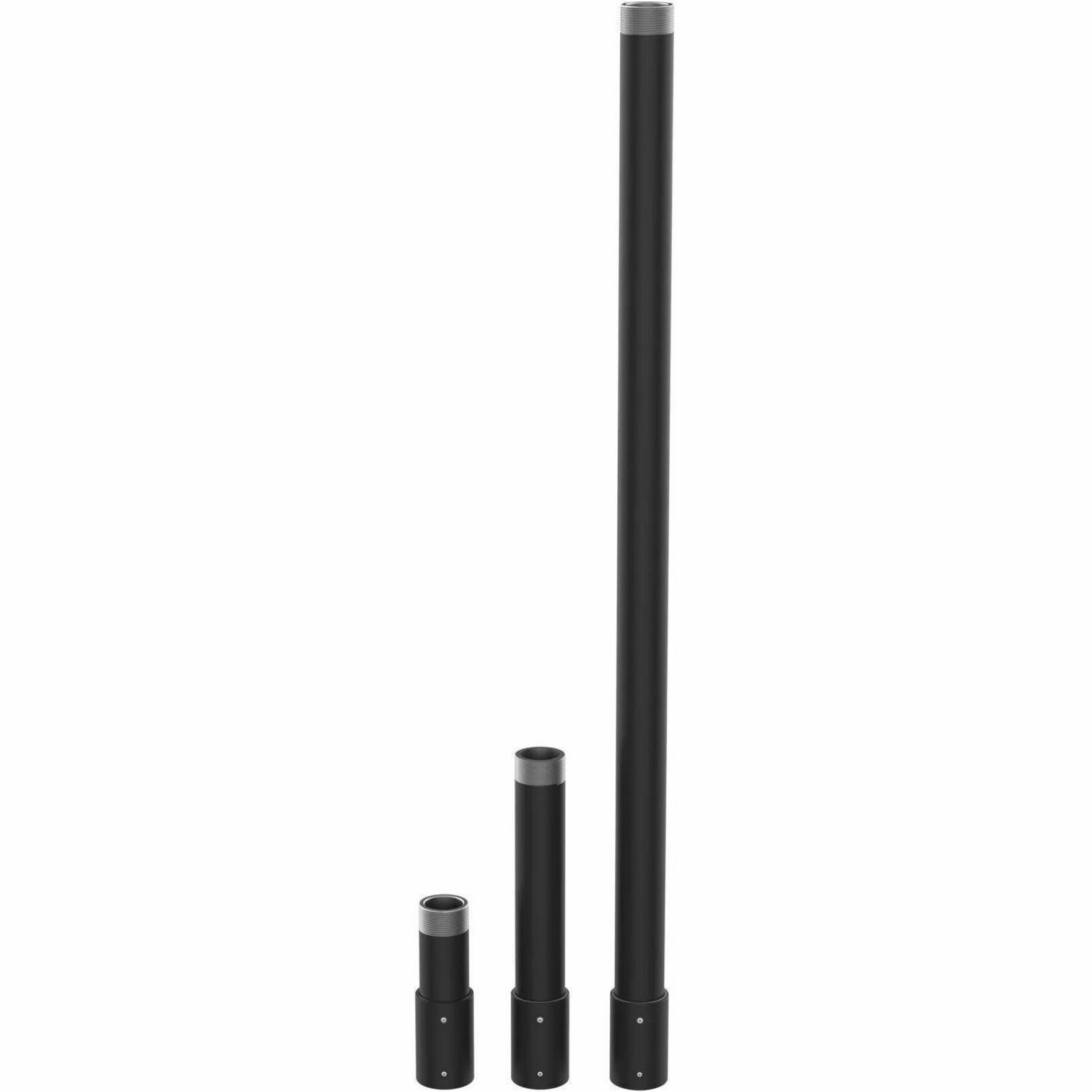 AXIS TP3908-E Mounting Pipe for Surveillance Camera - Black - Horizontal/Vertical - 22.05 lb Load Capacity - Aluminum