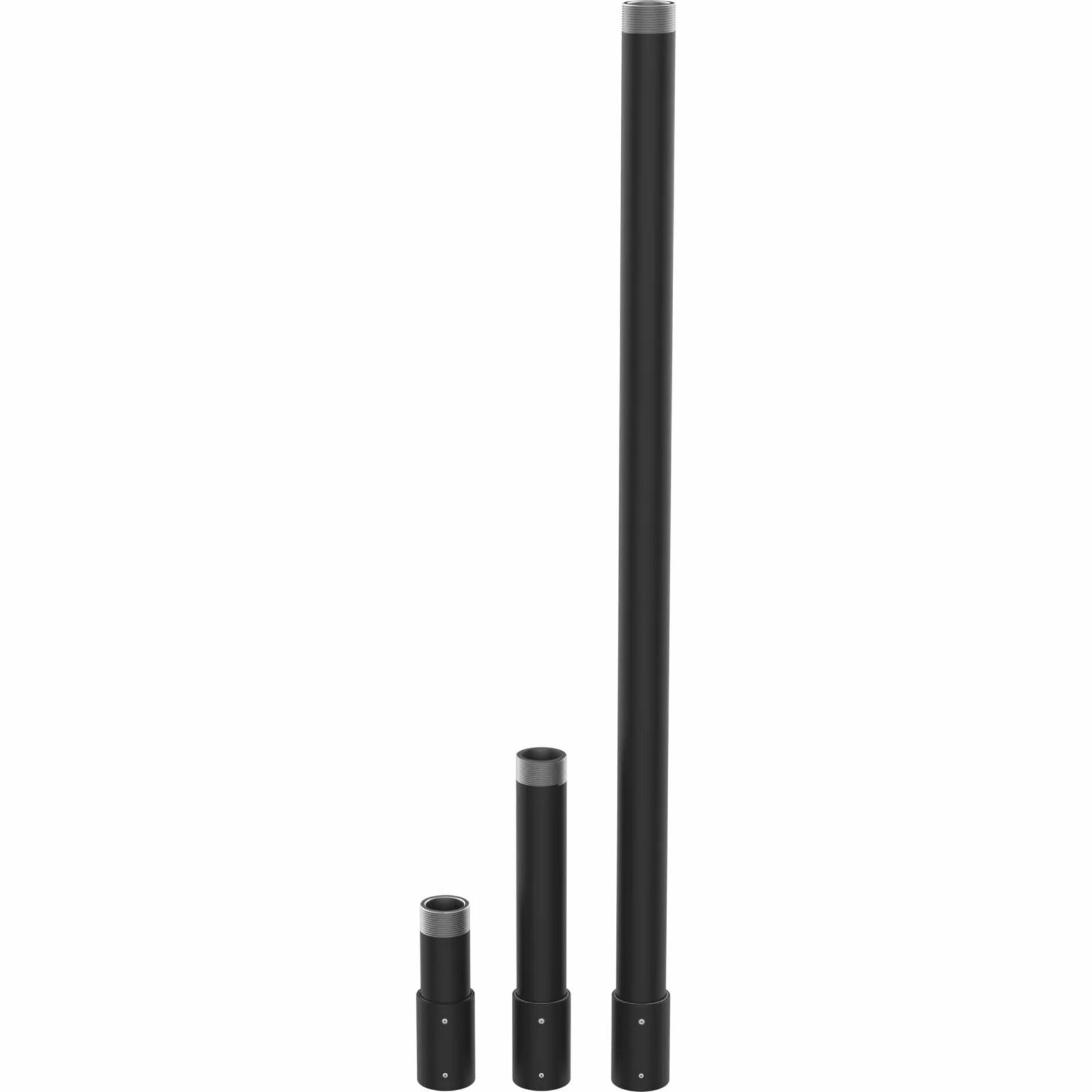 AXIS TP3908-E Mounting Pipe for Surveillance Camera - Black - Horizontal/Vertical - 13.23 lb Load Capacity - Aluminum