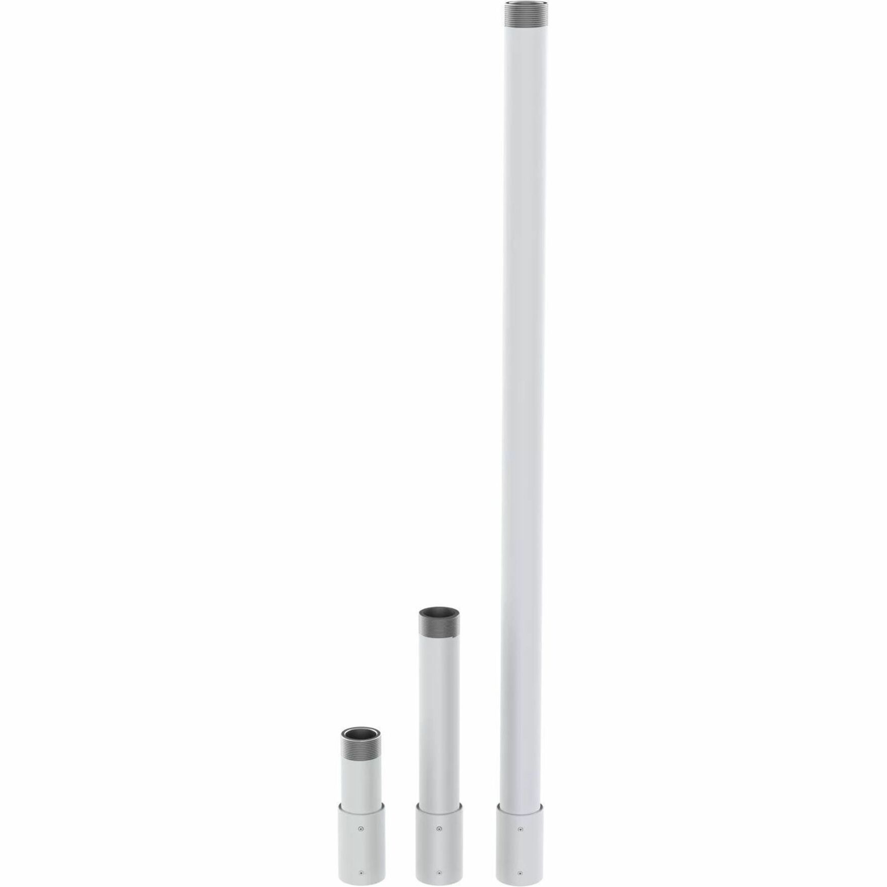 AXIS TP3908-E Mounting Pipe for Surveillance Camera - White - Horizontal/Vertical - 6.61 lb Load Capacity - Aluminum