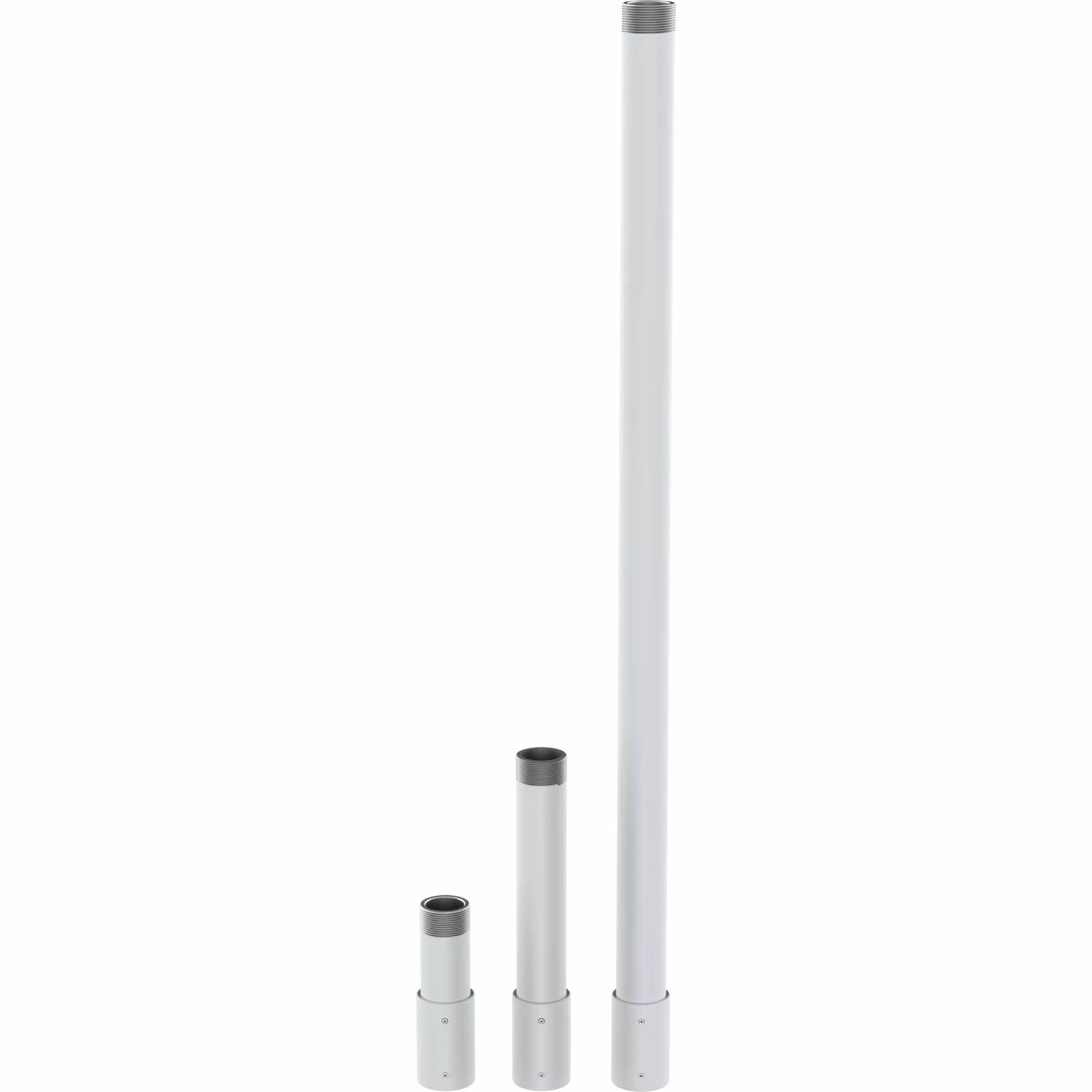 AXIS TP3908-E Mounting Pipe for Surveillance Camera - White - Horizontal/Vertical - 6.61 lb Load Capacity - Aluminum