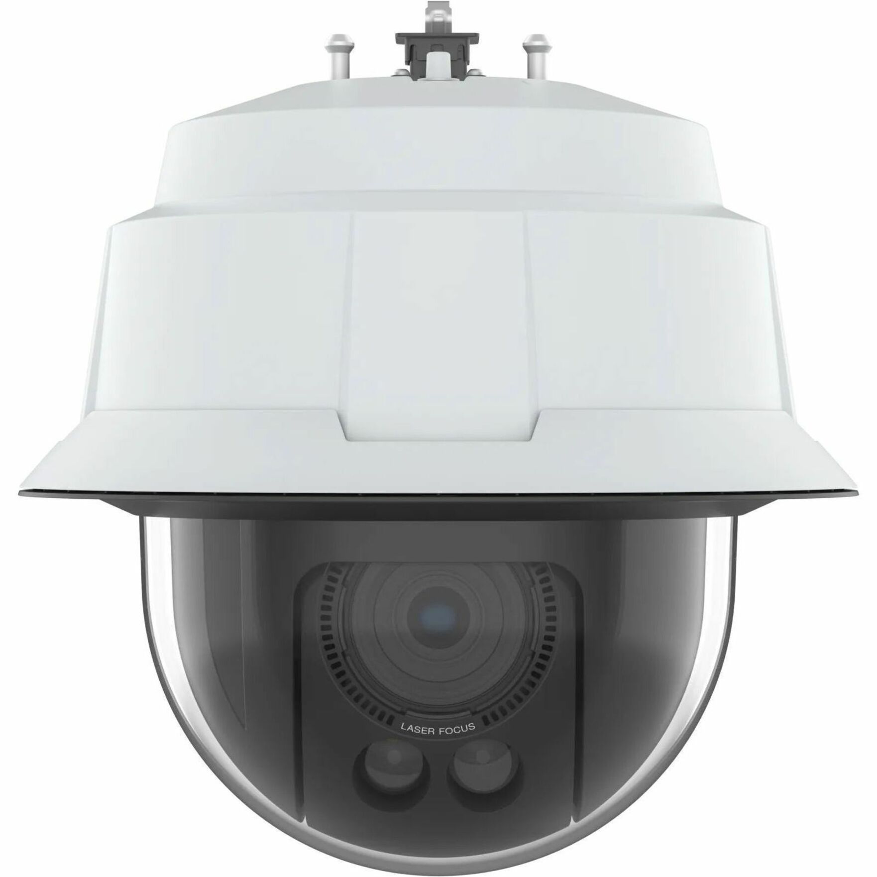 AXIS Q6086-E 4 Megapixel Indoor/Outdoor Network Camera - Color - Dome - White - TAA Compliant - Infrared - H.264B (MPEG-4 Part 10/AVC), H.264M (MPEG-4 Part 10/AVC), H.264H (MPEG-4 Part 10/AVC), H.265 (MPEG-H Part 2/HEVC), Motion JPEG, Zipstream, H.265, H.264, H.264H, H.264B, H.264M - 2688 x 1512 - 6.64 mm- 225.55 mm Varifocal Lens - 34x Optical - 60 fps - CMOS - Gigabit Ethernet - IK10 - IP66, IP67 - Impact Resistant, Weather Resistant - Audio Support