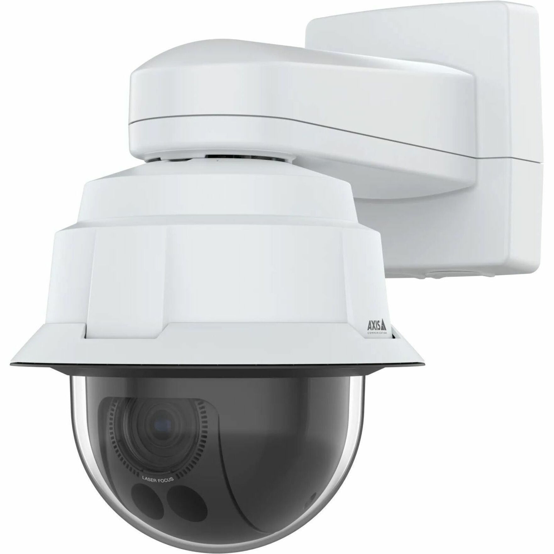 AXIS Q6086-E 4 Megapixel Indoor/Outdoor Network Camera - Color - Dome - White - TAA Compliant - Infrared - H.264B (MPEG-4 Part 10/AVC), H.264M (MPEG-4 Part 10/AVC), H.264H (MPEG-4 Part 10/AVC), H.265 (MPEG-H Part 2/HEVC), Motion JPEG, Zipstream, H.265, H.264, H.264H, H.264B, H.264M - 2688 x 1512 - 6.64 mm- 225.55 mm Varifocal Lens - 34x Optical - 60 fps - CMOS - Gigabit Ethernet - IK10 - IP66, IP67 - Impact Resistant, Weather Resistant - Audio Support
