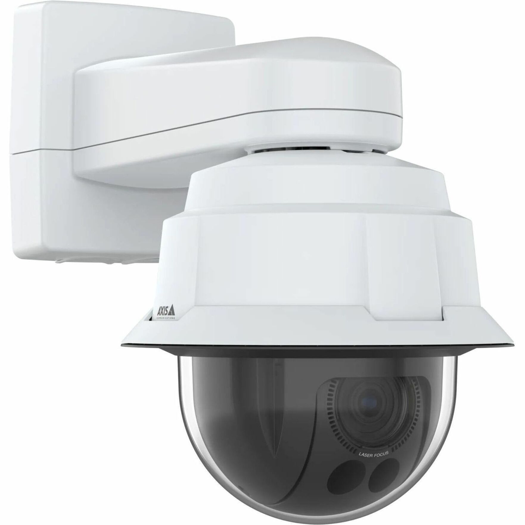 AXIS Q6086-E 4 Megapixel Indoor/Outdoor Network Camera - Color - Dome - White - TAA Compliant - Infrared - H.264B (MPEG-4 Part 10/AVC), H.264M (MPEG-4 Part 10/AVC), H.264H (MPEG-4 Part 10/AVC), H.265 (MPEG-H Part 2/HEVC), Motion JPEG, Zipstream, H.265, H.264, H.264H, H.264B, H.264M - 2688 x 1512 - 6.64 mm- 225.55 mm Varifocal Lens - 34x Optical - 60 fps - CMOS - Gigabit Ethernet - IK10 - IP66, IP67 - Impact Resistant, Weather Resistant - Audio Support
