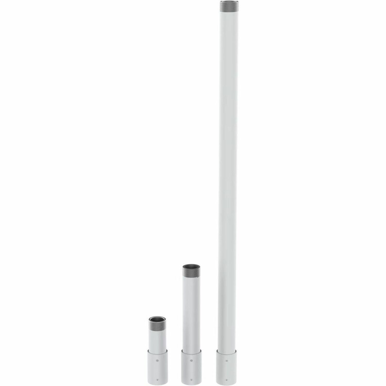 AXIS TP3908-E Mounting Pipe for Surveillance Camera - White - Horizontal/Vertical - 13.23 lb Load Capacity - Aluminum