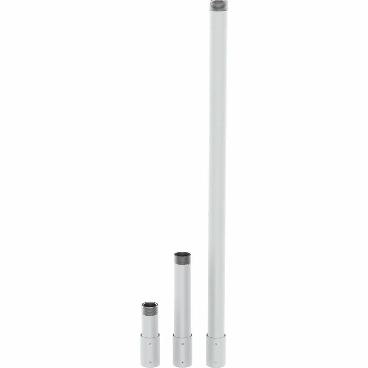 AXIS TP3908-E Mounting Pipe for Surveillance Camera - White - Horizontal/Vertical - 13.23 lb Load Capacity - Aluminum