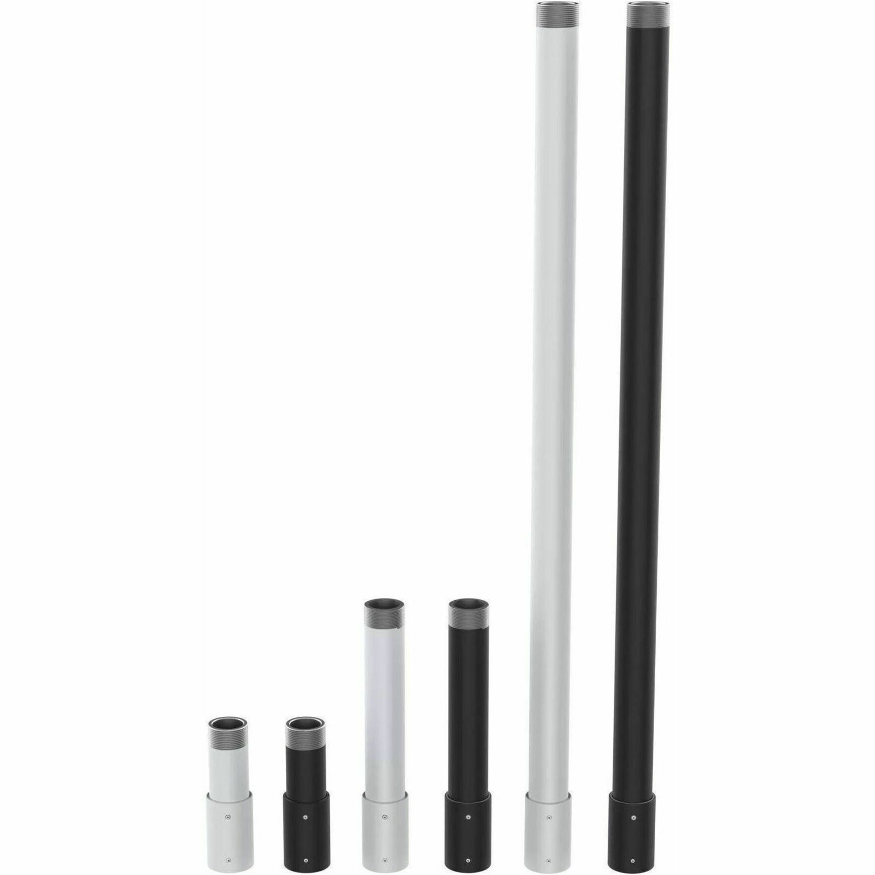 AXIS TP3908-E Mounting Pipe for Surveillance Camera - Black - Horizontal/Vertical - 6.61 lb Load Capacity - Aluminum