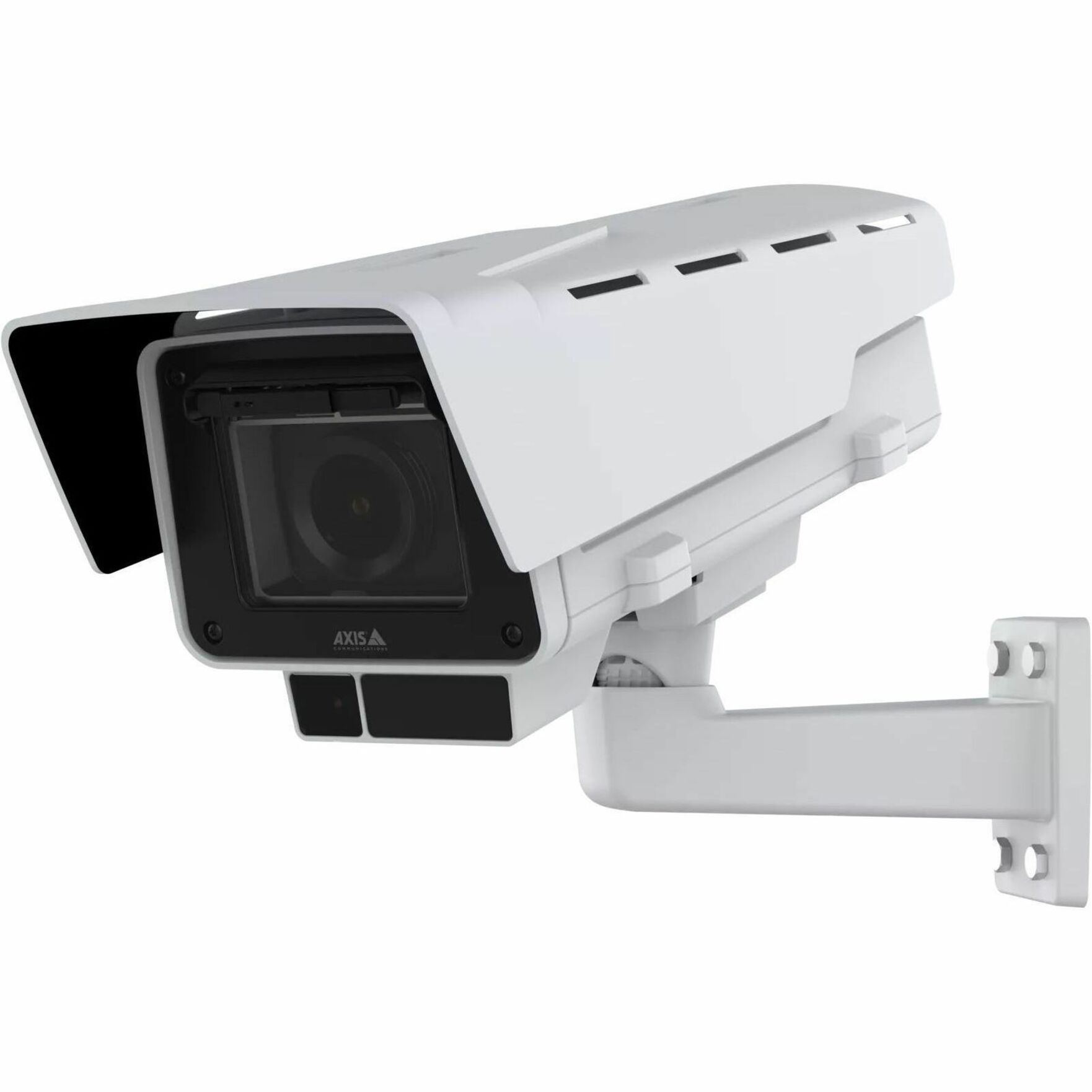 AXIS Q1726-LE 4 Megapixel Outdoor Network Camera - Color - Box - TAA Compliant - 164.04 ft Infrared Night Vision - H.264B (MPEG-4 Part 10/AVC), H.264H (MPEG-4 Part 10/AVC), H.264M (MPEG-4 Part 10/AVC), H.265 (MPEG-H Part 2/HEVC) Main Profile, Motion JPEG, Zipstream, H.265, H.264, AVI, H.264M, H.264H, ... - 2688 x 1512 - 4.70 mm- 10 mm Varifocal Lens - 2.1x Optical - 120 fps - RGB CMOS - Gigabit Ethernet - Wall Mount - IK10 - IP66, IP67 - Audio Support