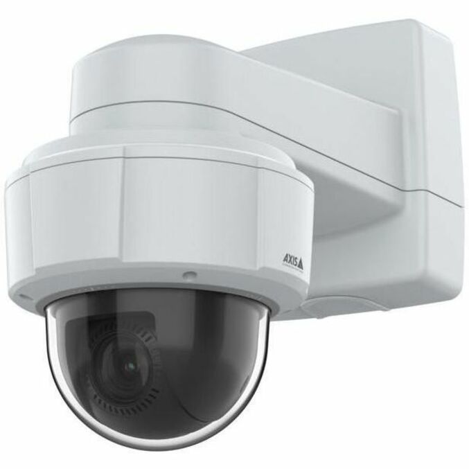 AXIS M5526-E 4 Megapixel Indoor/Outdoor HD Network Camera - Color - Dome - White - H.264, H.265, Motion JPEG, H.264B (MPEG-4 Part 10/AVC), H.264H (MPEG-4 Part 10/AVC), H.264M (MPEG-4 Part 10/AVC), H.265 (MPEG-H Part 2/HEVC) Main Profile, Zipstream - 2668 x 1512 - 4.70 mm- 47 mm Varifocal Lens - 10x Optical - 60 fps - RGB CMOS - Fast Ethernet - IK09 - IP66