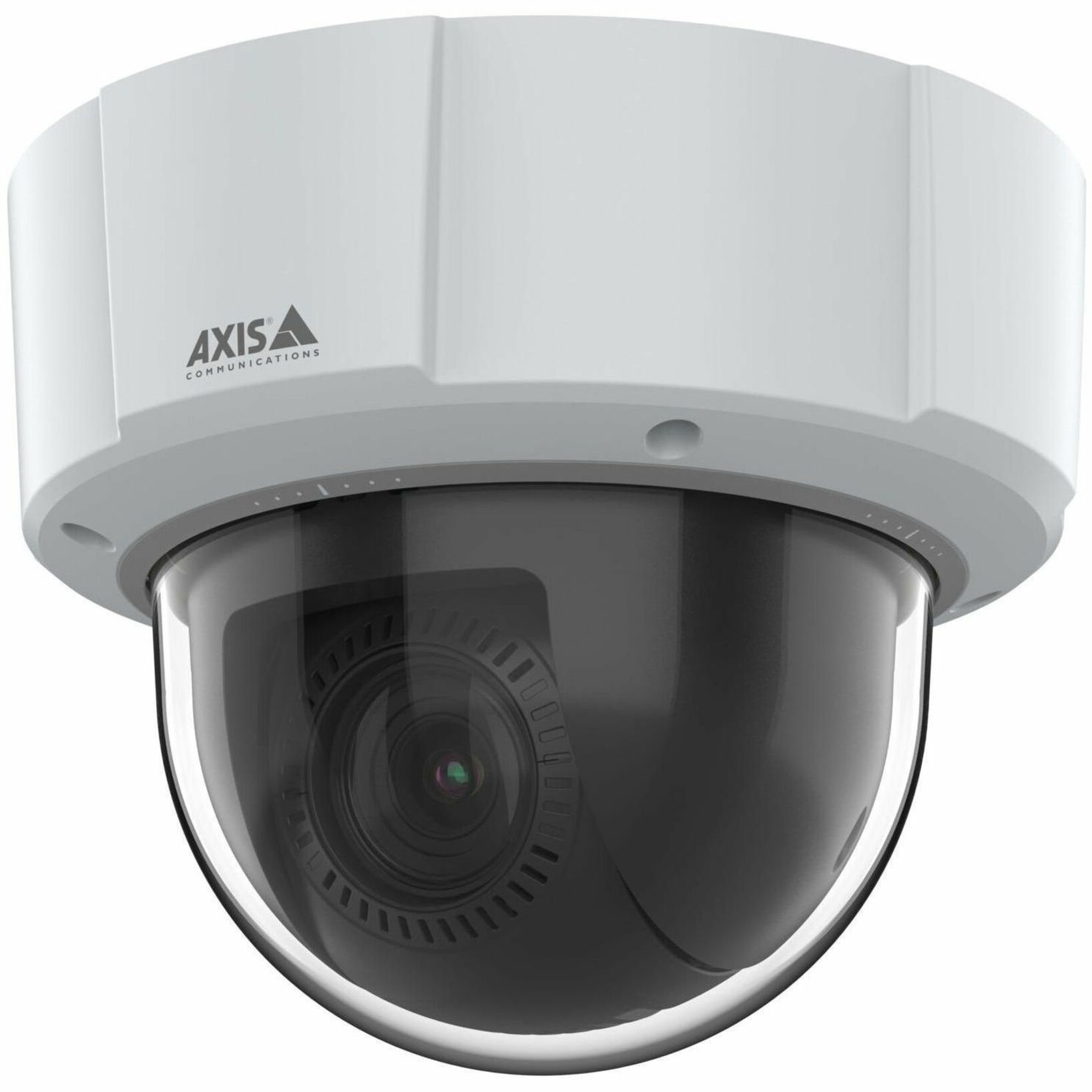 AXIS M5526-E 4 Megapixel Indoor/Outdoor HD Network Camera - Color - Dome - White - H.264, H.265, Motion JPEG, H.264B (MPEG-4 Part 10/AVC), H.264H (MPEG-4 Part 10/AVC), H.264M (MPEG-4 Part 10/AVC), H.265 (MPEG-H Part 2/HEVC) Main Profile, Zipstream - 2668 x 1512 - 4.70 mm- 47 mm Varifocal Lens - 10x Optical - 60 fps - RGB CMOS - Fast Ethernet - IK09 - IP66