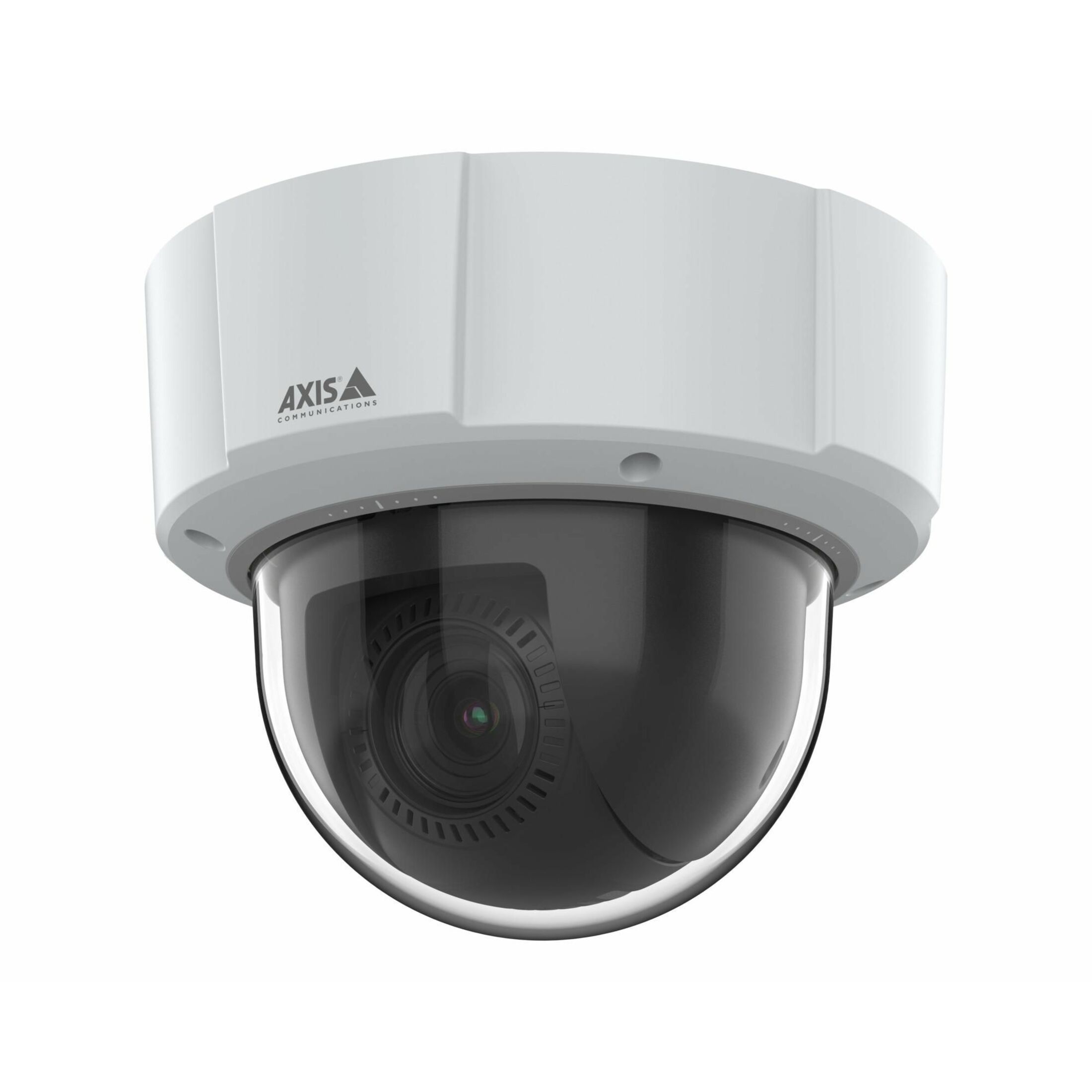 AXIS M5526-E 4 Megapixel Indoor/Outdoor HD Network Camera - Color - Dome - White - H.264, H.265, Motion JPEG, H.264B (MPEG-4 Part 10/AVC), H.264H (MPEG-4 Part 10/AVC), H.264M (MPEG-4 Part 10/AVC), H.265 (MPEG-H Part 2/HEVC) Main Profile, Zipstream - 2668 x 1512 - 4.70 mm- 47 mm Varifocal Lens - 10x Optical - 60 fps - RGB CMOS - Fast Ethernet - IK09 - IP66