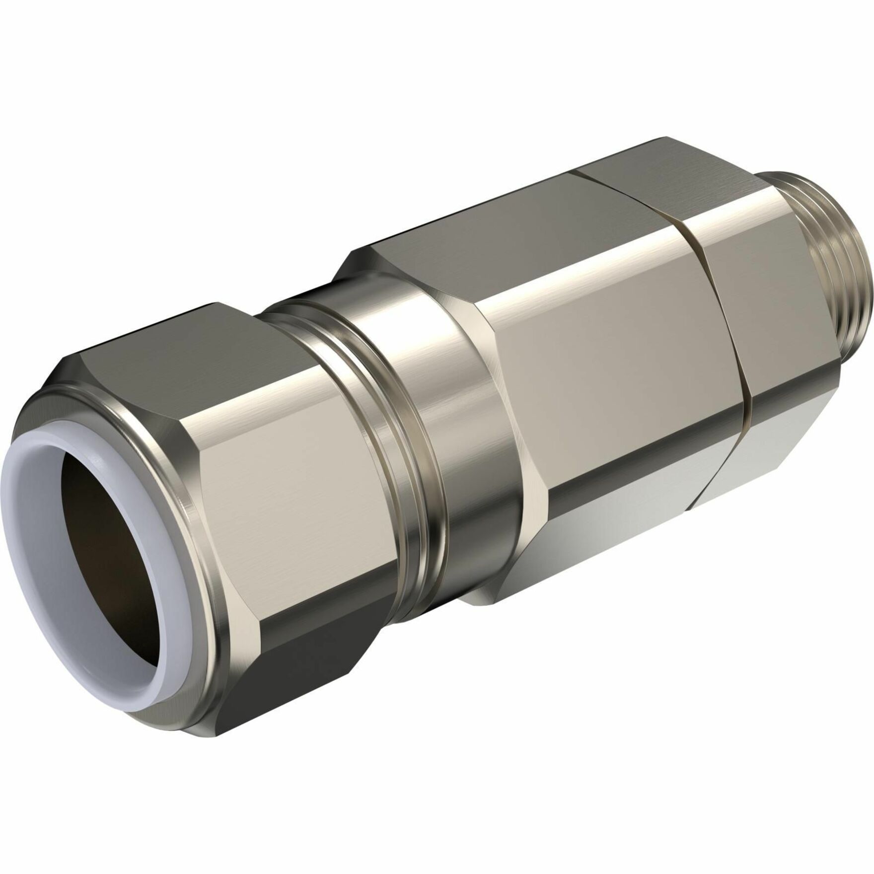 AXIS TQ1943-E Cable Gland Ex d Armored M20 - Cable Gland - Nickel Plated Brass, Nickel - TAA Compliant
