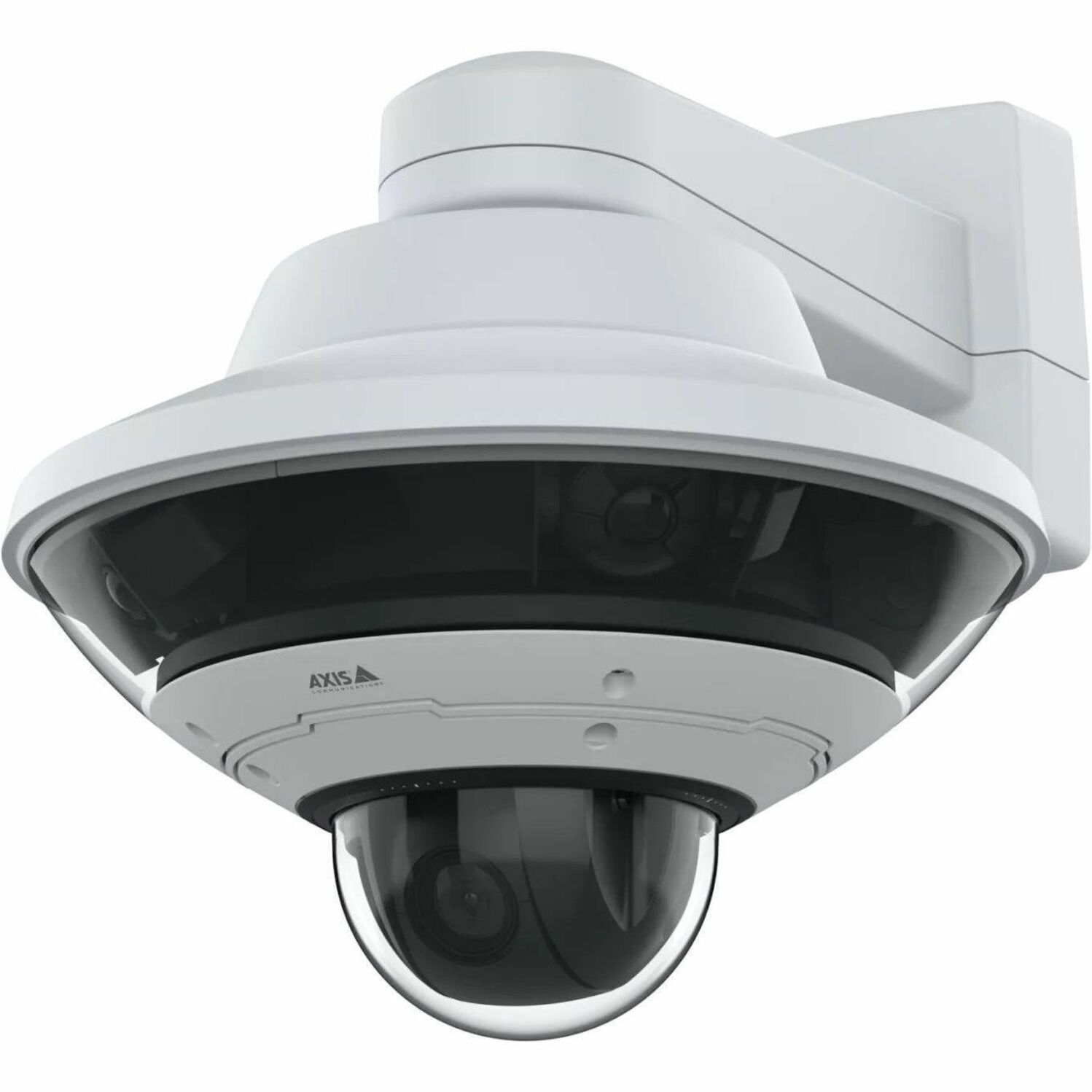 AXIS Q6020-E 5 Megapixel Outdoor Network Camera - Color - Dome - White - TAA Compliant - Infrared Night Vision - H.264B (MPEG-4 Part 10/AVC), H.264M (MPEG-4 Part 10/AVC), H.264H (MPEG-4 Part 10/AVC), H.265 (MPEG-H Part 2/HEVC), Motion JPEG, Zipstream, H.265, H.264, H.264M, H.264B, H.264H - 2592 x 1944 - 3.70 mm Fixed Lens - 30 fps - RGB CMOS - Gigabit Ethernet - USB - Bracket Mount - IK10 - IP66 - Audio Support