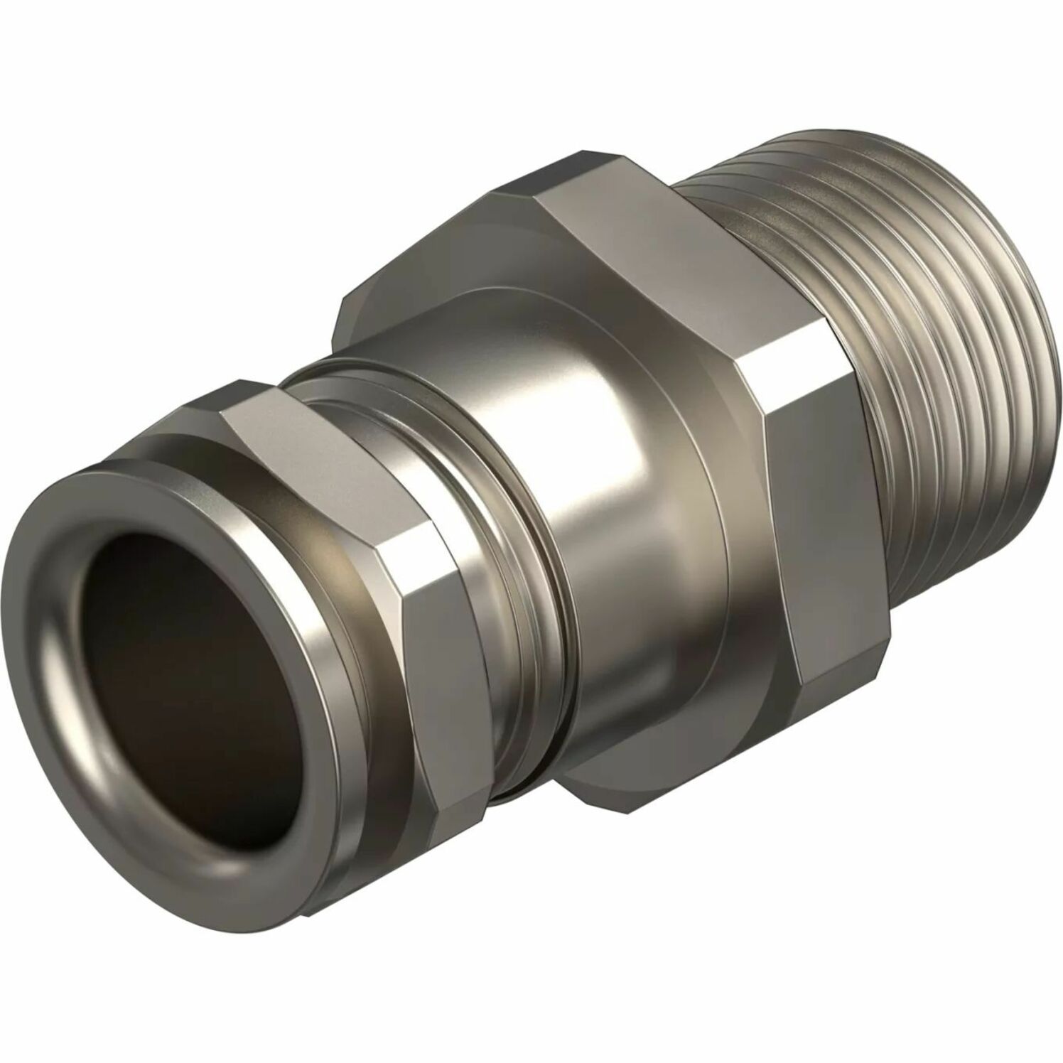 AXIS TX1202 Cable Gland Ex d Non-armored M25 - Cable Gland - Nickel Plated Brass - TAA Compliant