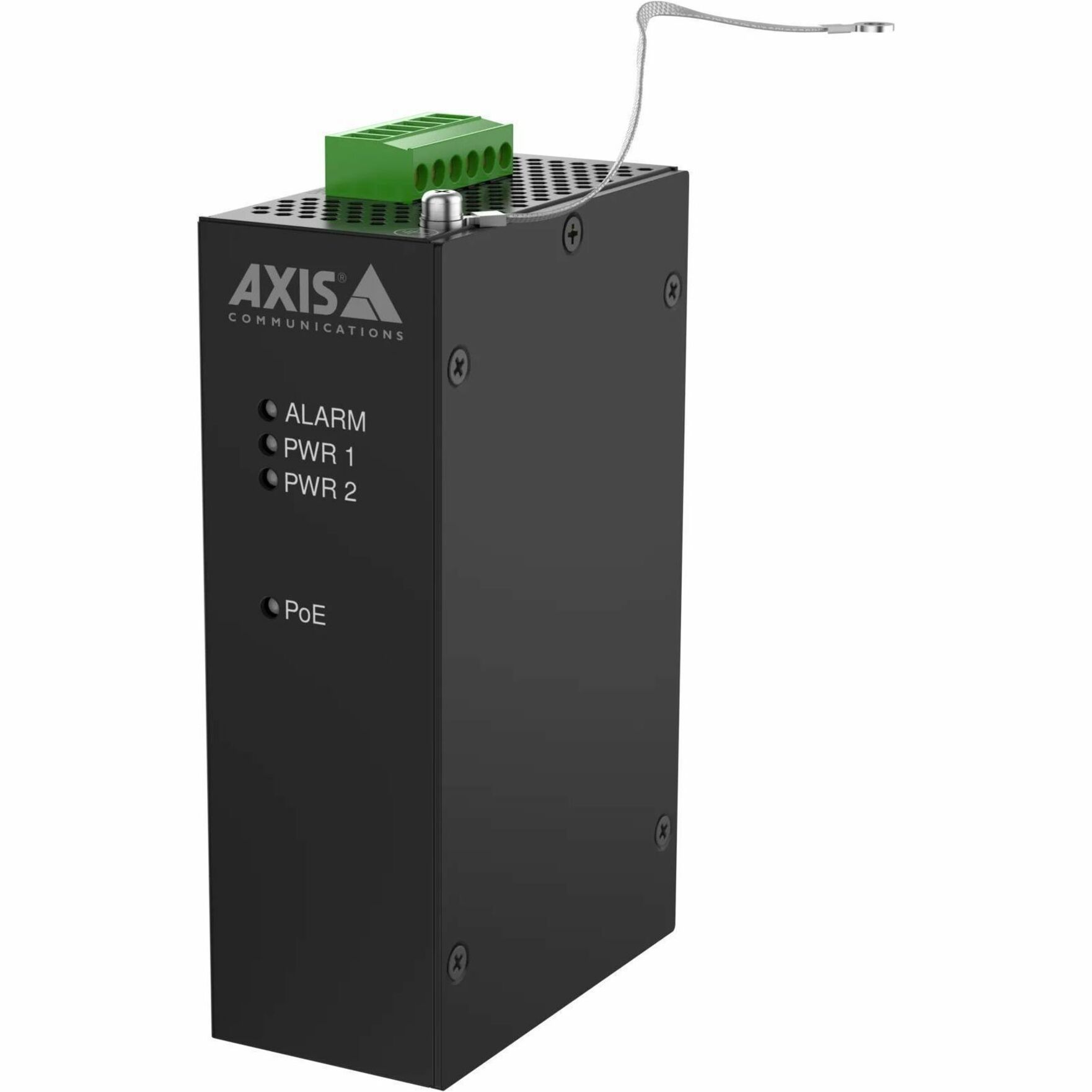 AXIS TU8007-R 90 W Industrial Midspan - 20 V DC, 60 V DC Input - 54 V DC Output - 1 x RJ-45 Input Port(s) - 1 x RJ-45 Output Port(s) - 90 W - Black