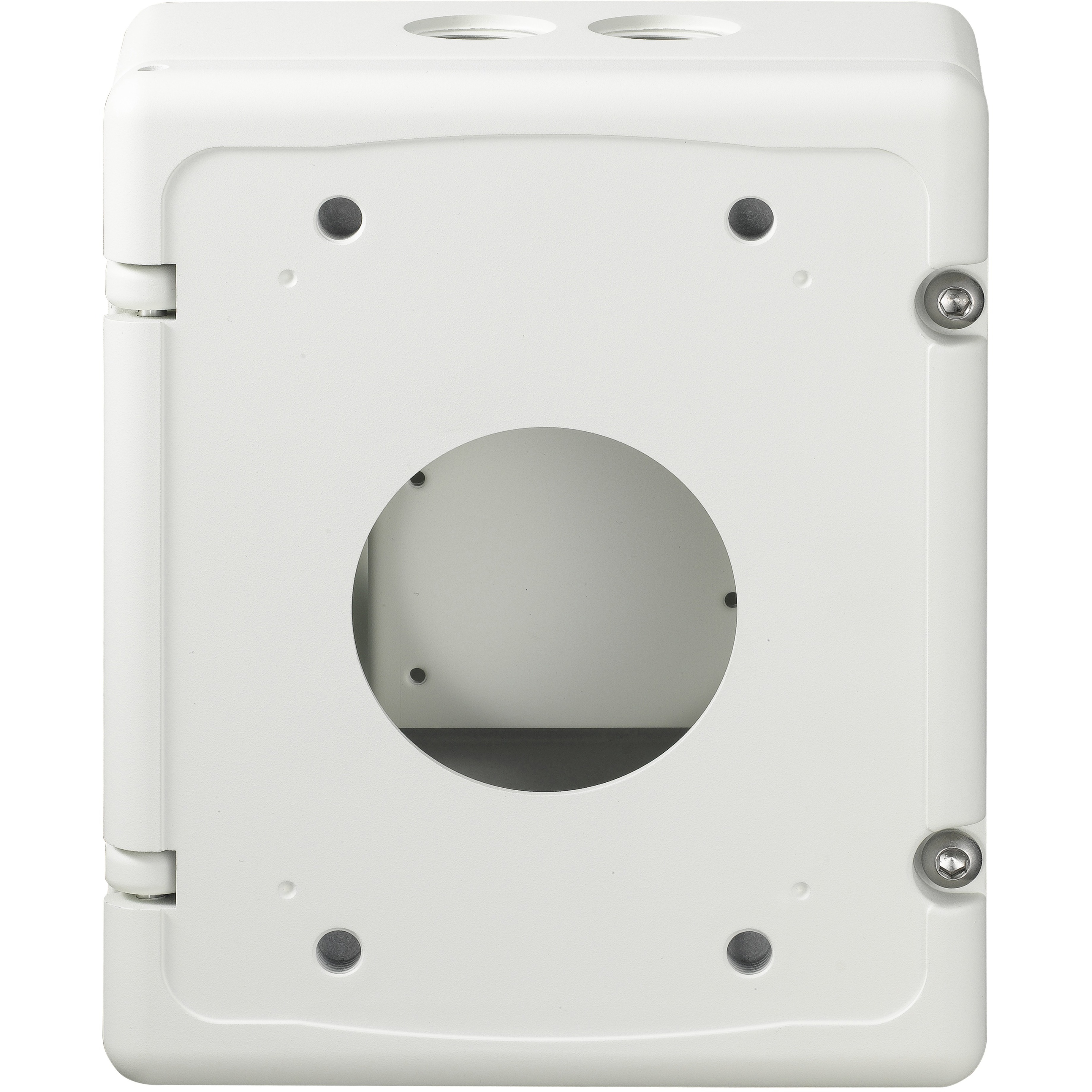 Hanwha Techwin SBP-300NB Mounting Box for Network Camera - Ivory - Steel, Aluminum, Silicone