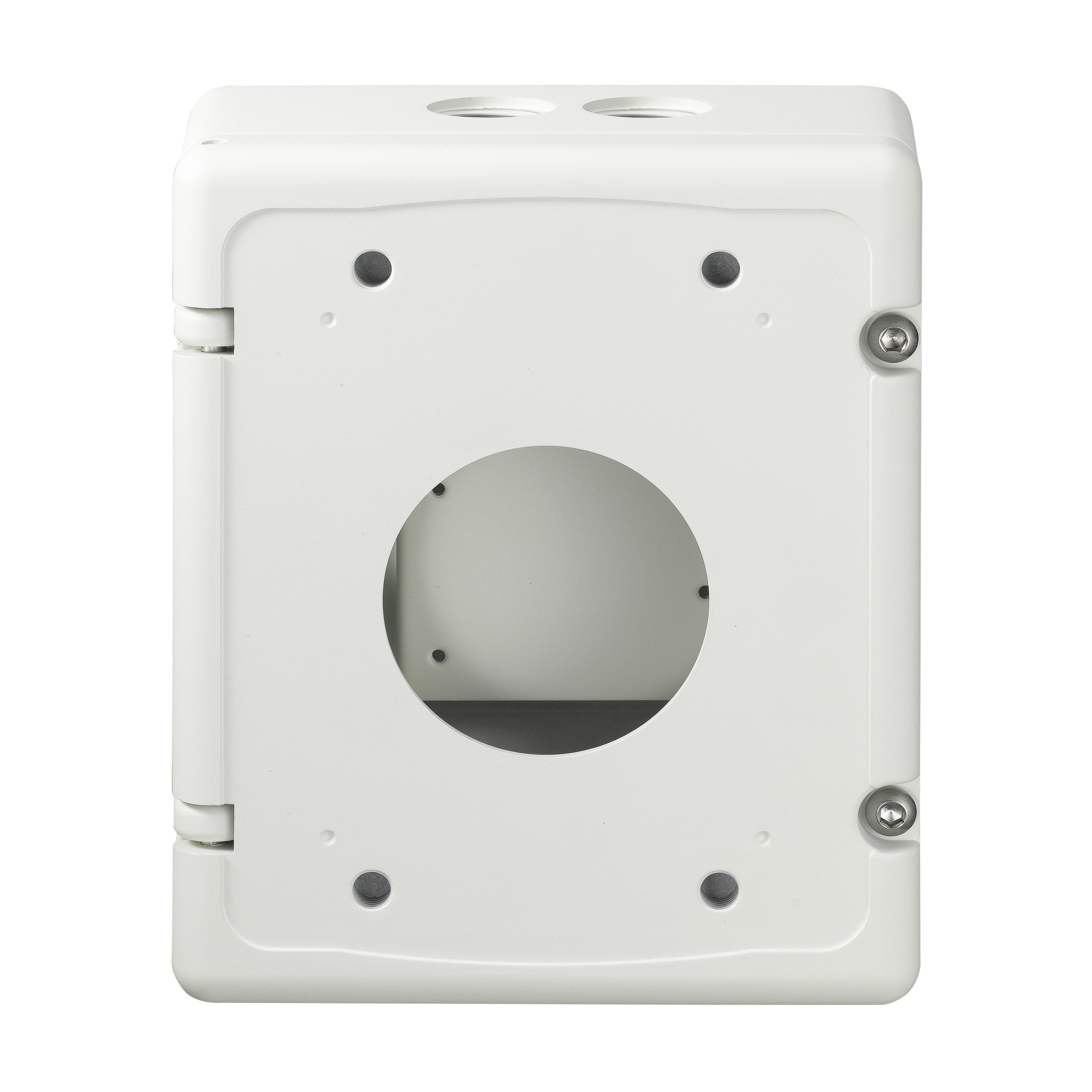 Hanwha Techwin SBP-300NB Mounting Box for Network Camera - Ivory - Steel, Aluminum, Silicone