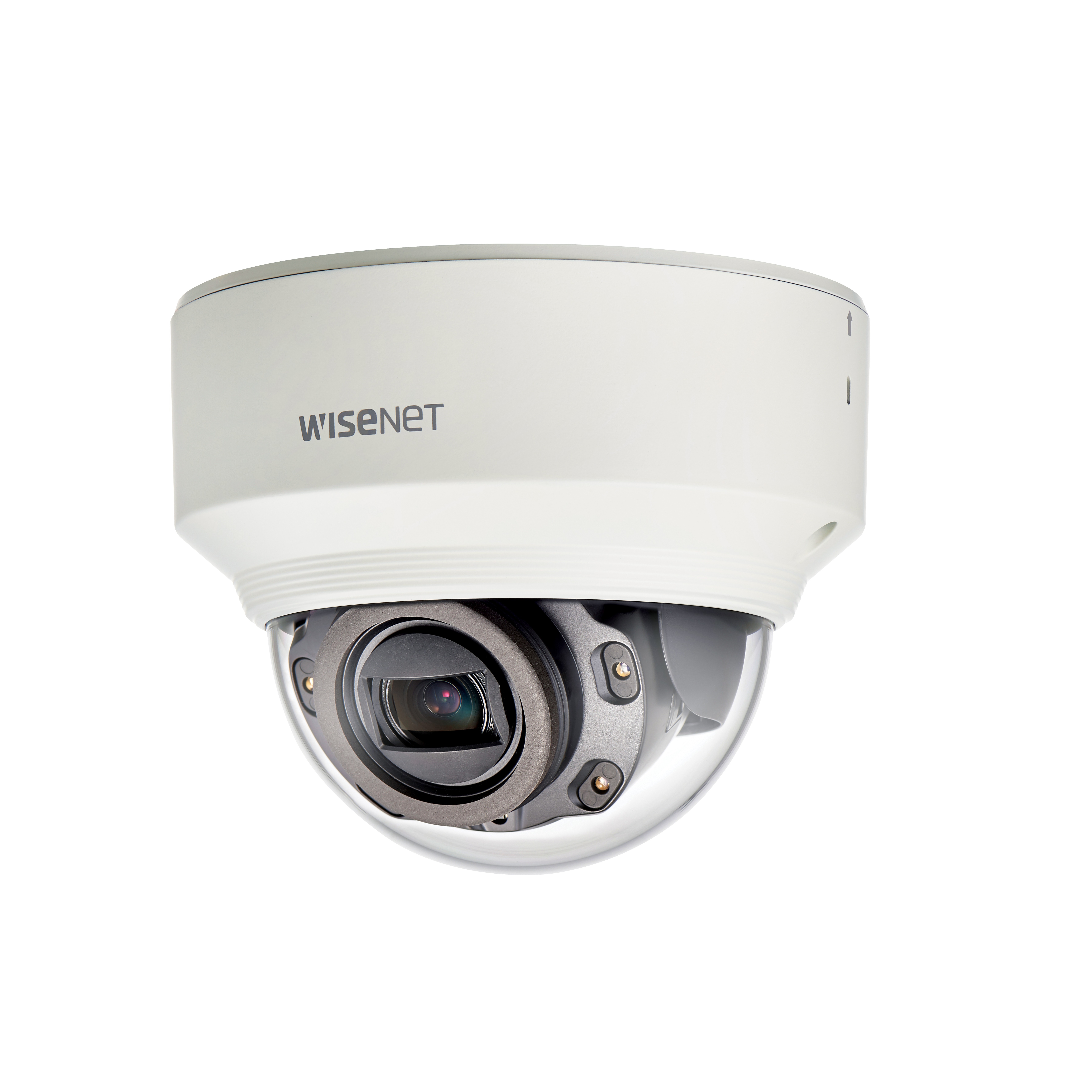 Wisenet XND-6080RV 2 Megapixel Indoor Full HD Network Camera - Color - Dome - 98.43 ft Infrared Night Vision - MPEG-4 AVC, MJPEG, H.264, H.265 - 1920 x 1080 - 2.80 mm- 12 mm Zoom Lens - 4.3x Optical - 60 fps - CMOS - Parapet Mount, Pole Mount, Wall Mount, Corner Mount